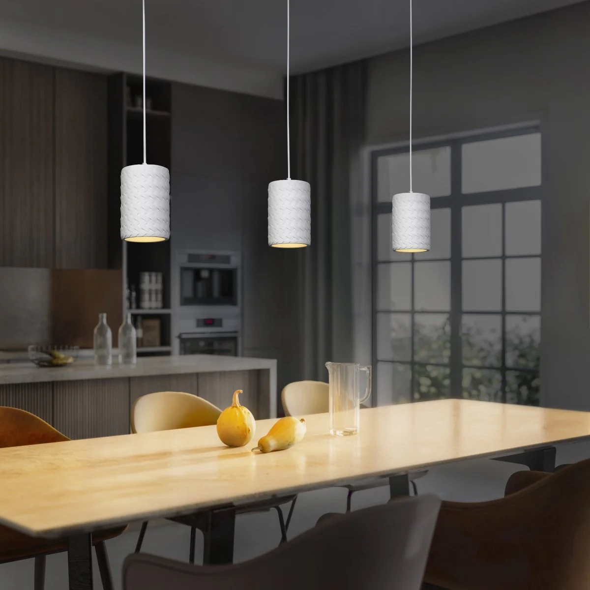 OSRAM Decor Plaster Wood Wisząca 220mm E27 Natural White - Image 5