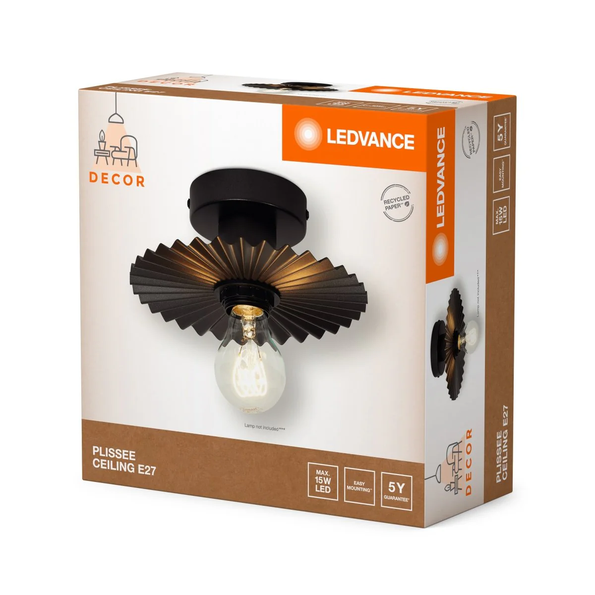 OSRAM Decor Plisse Plafon E 27 - Image 2