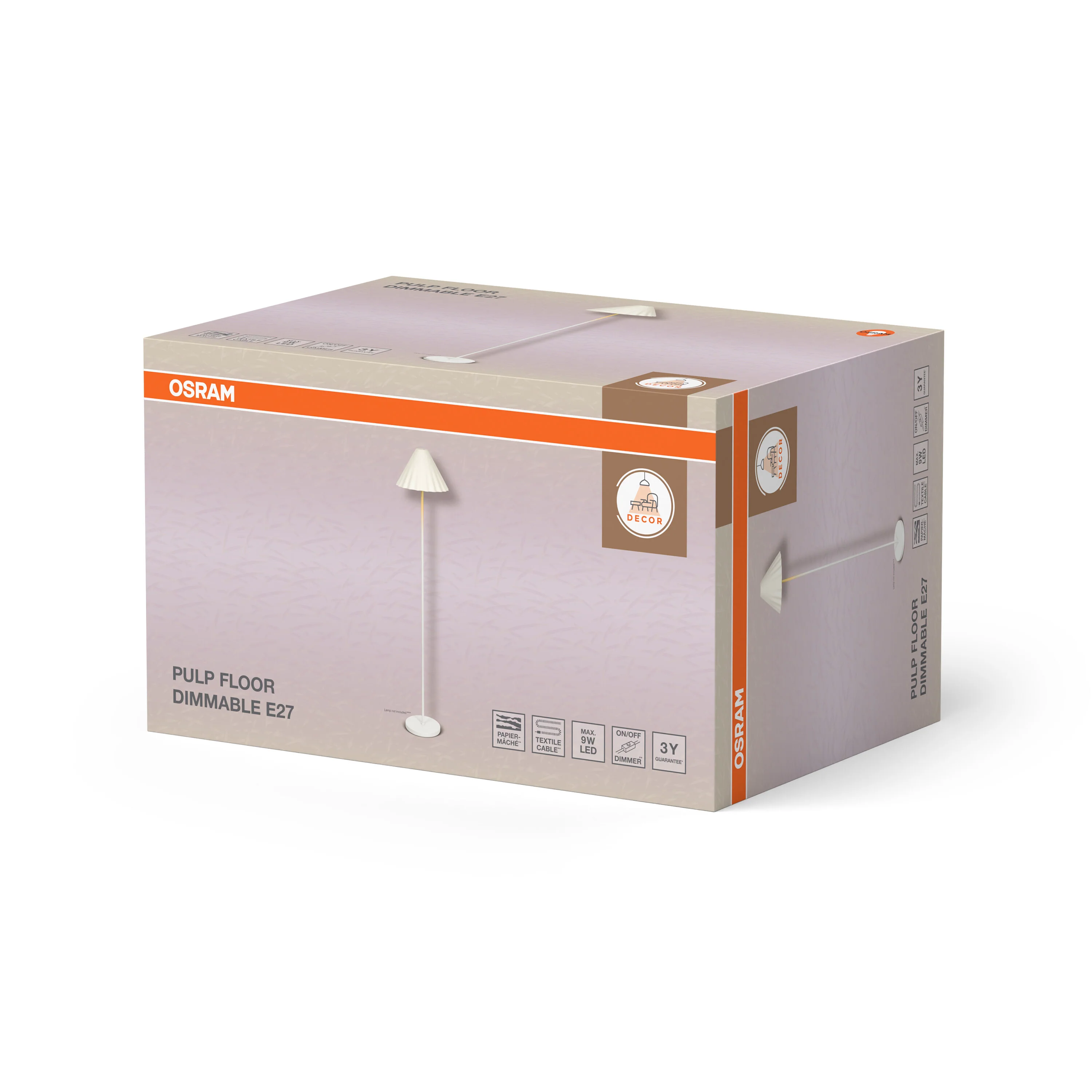 OSRAM Decor Pulp Lampa stojąca E27 DIM biała - Image 6