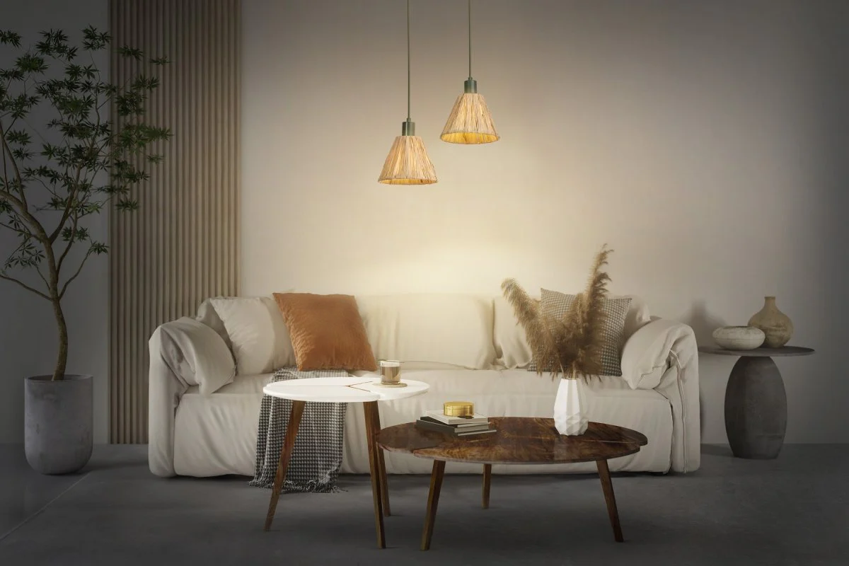 OSRAM Decor Raffia Wisząca 1x E27 zielony - Image 5