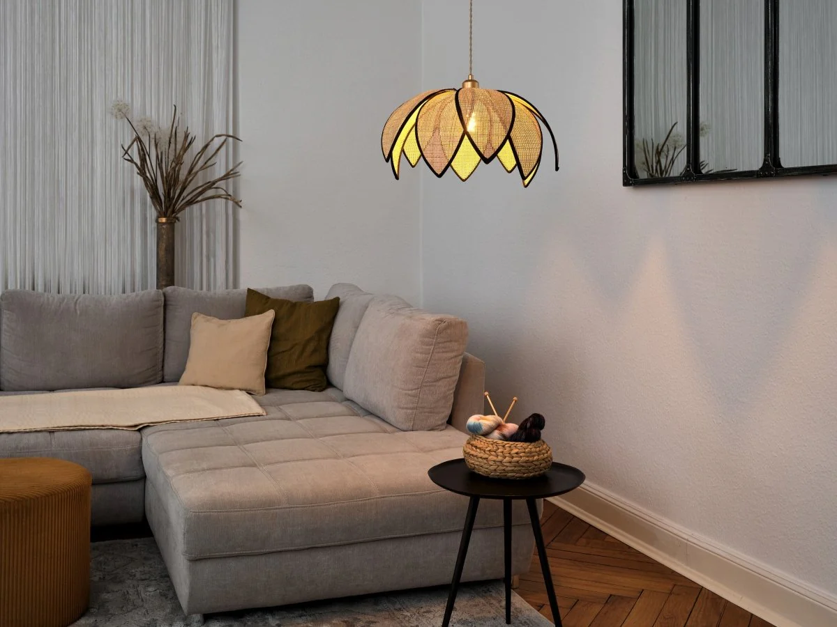 OSRAM Decor Rattan Lotus Wisząca 480 E27 brązowy - Image 4
