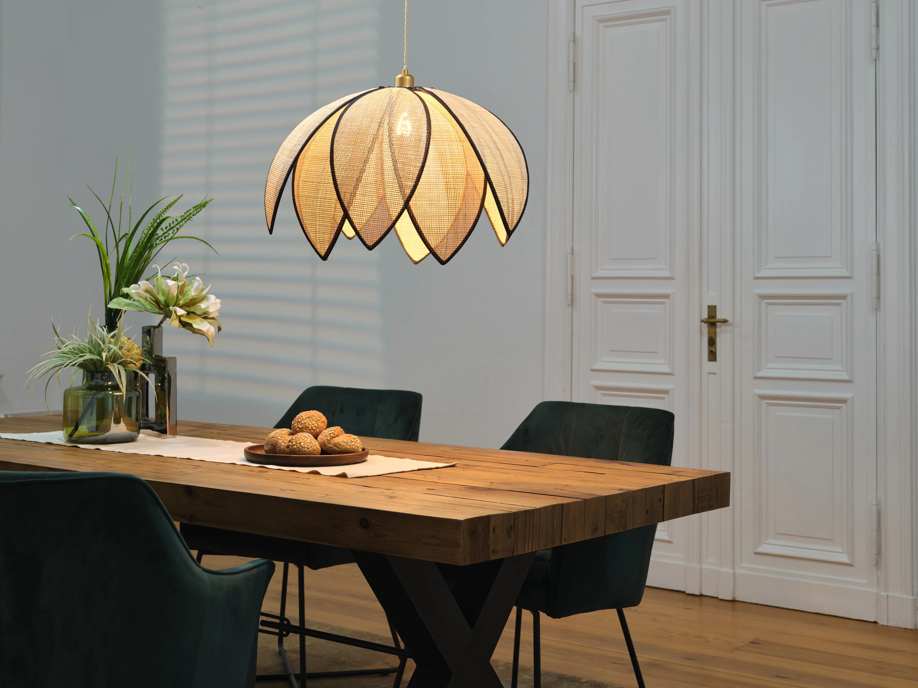 OSRAM Decor Rattan Lotus Wisząca 670 E27 brązowy - Image 8