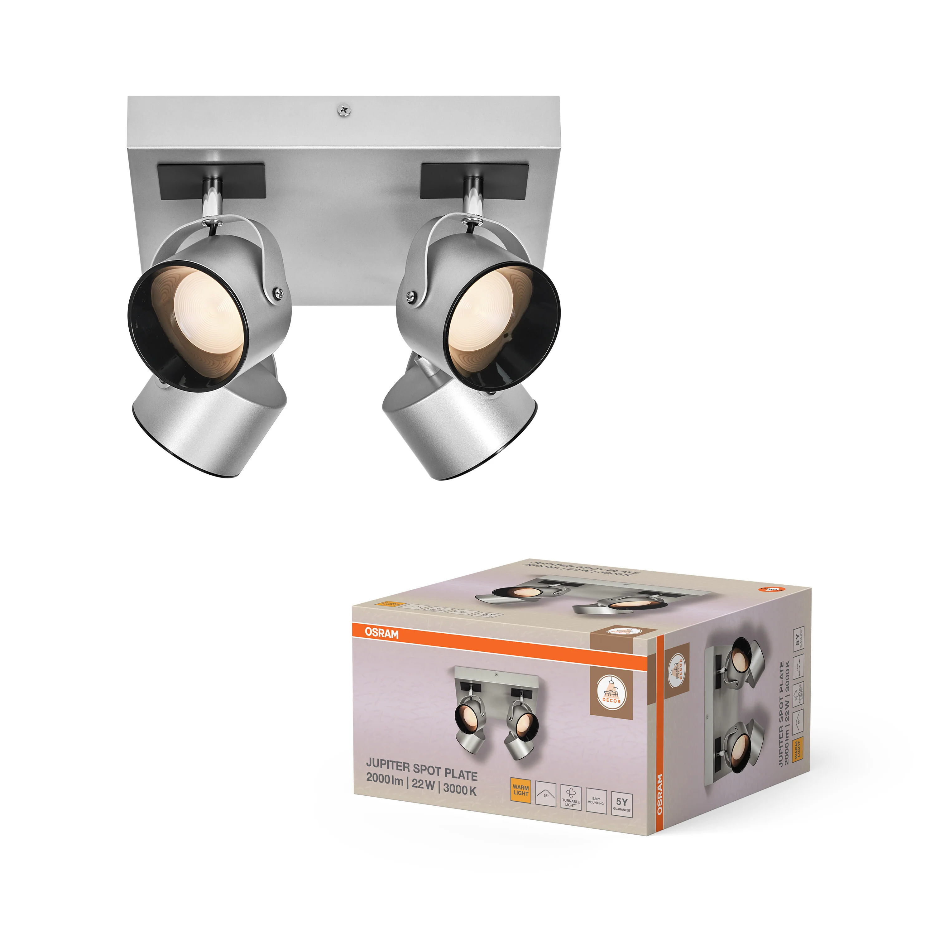 OSRAM DECOR SPOT JUPITER WHITE 3-Spot - Image 5