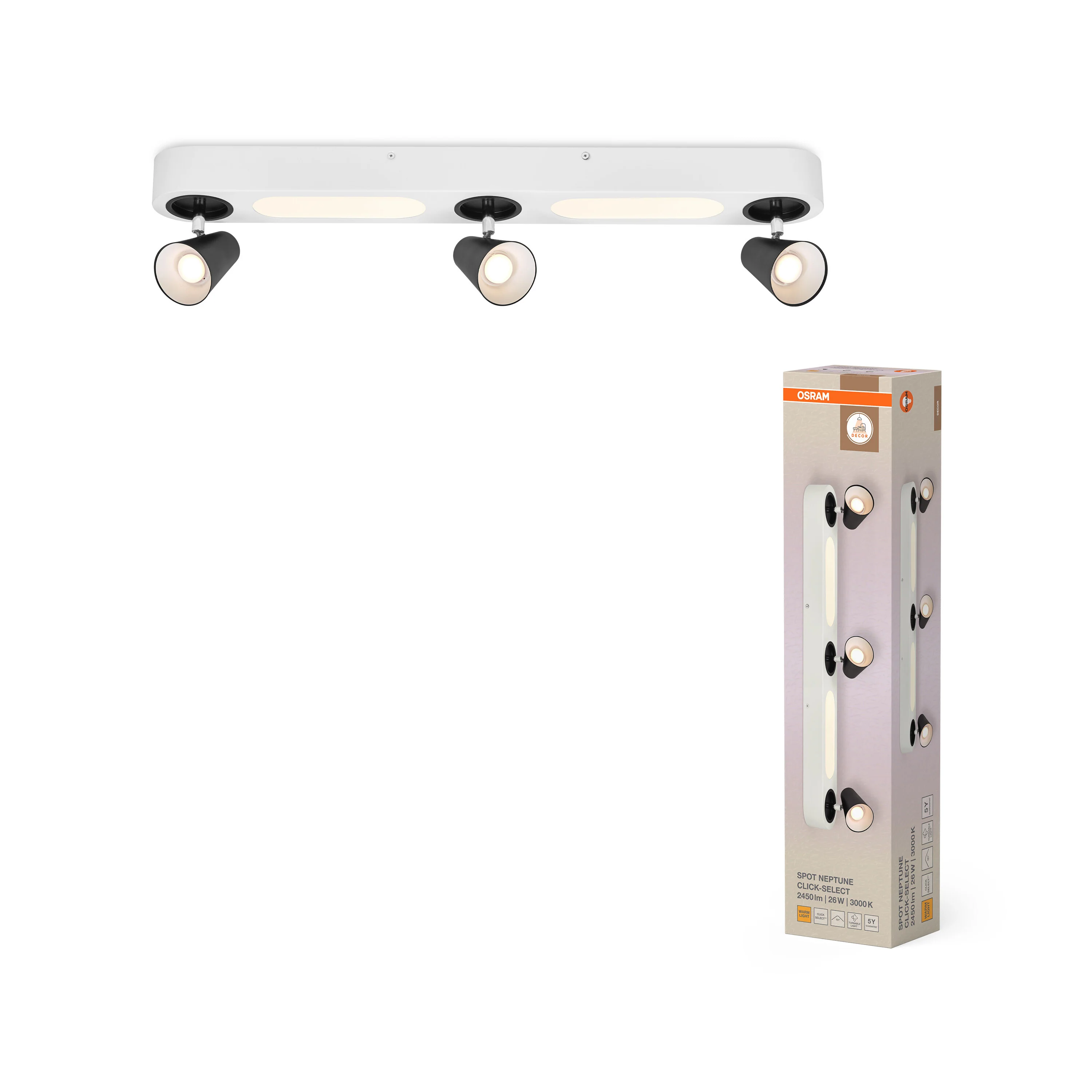 OSRAM DECOR SPOT JUPITER WHITE płyta - Image 5