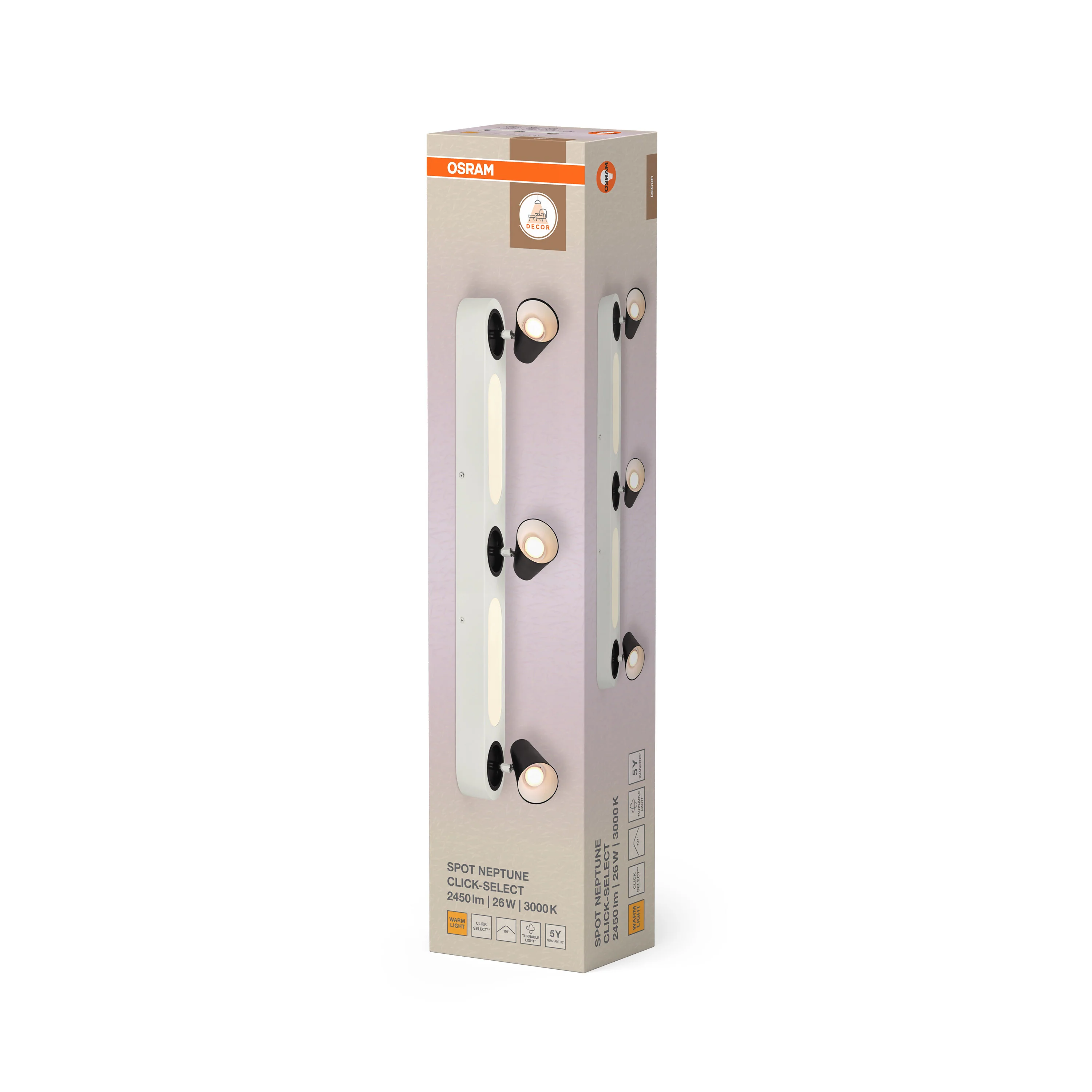 OSRAM DECOR SPOT JUPITER WHITE płyta - Image 6
