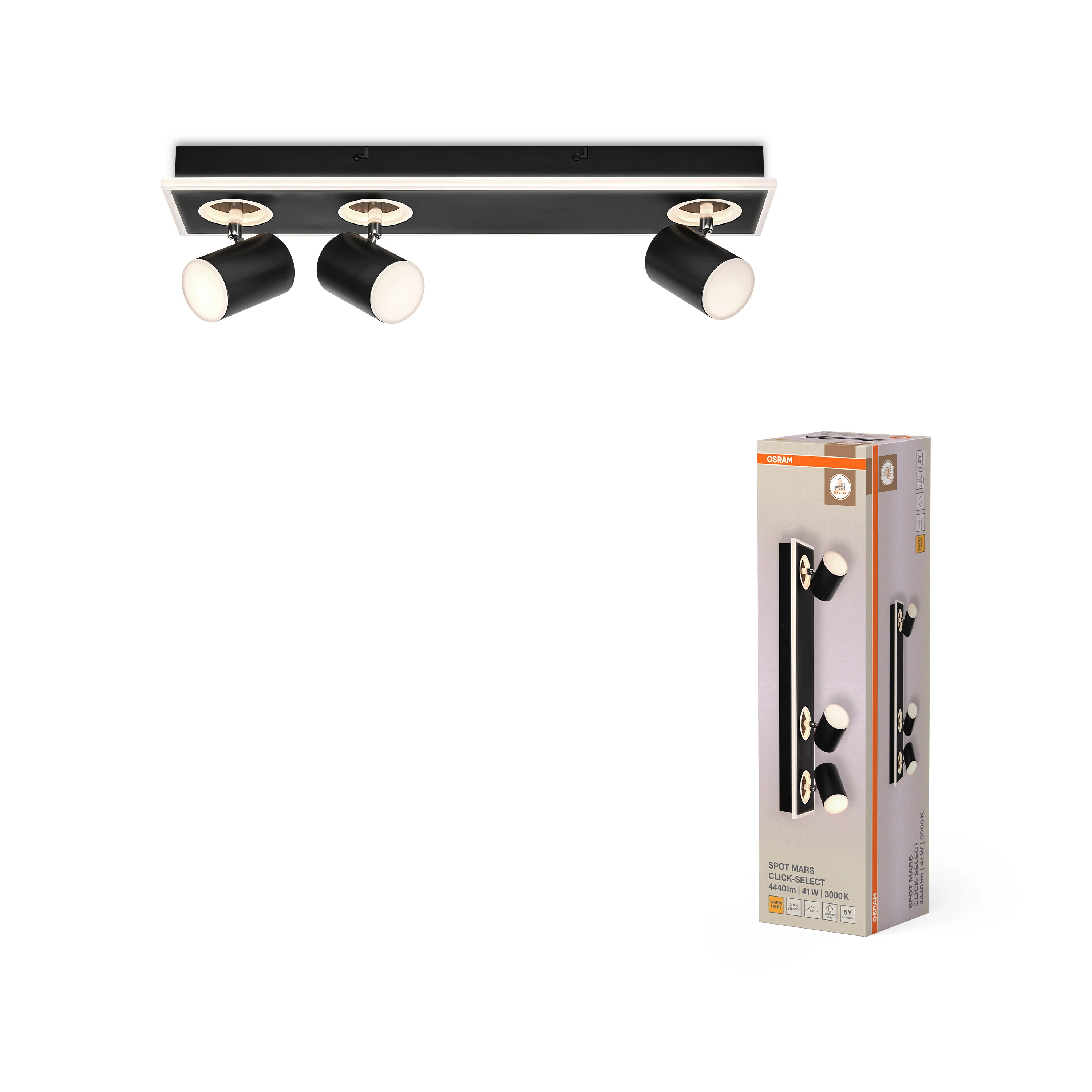 OSRAM Decor Spot Mars Black 1-Spot - Image 5