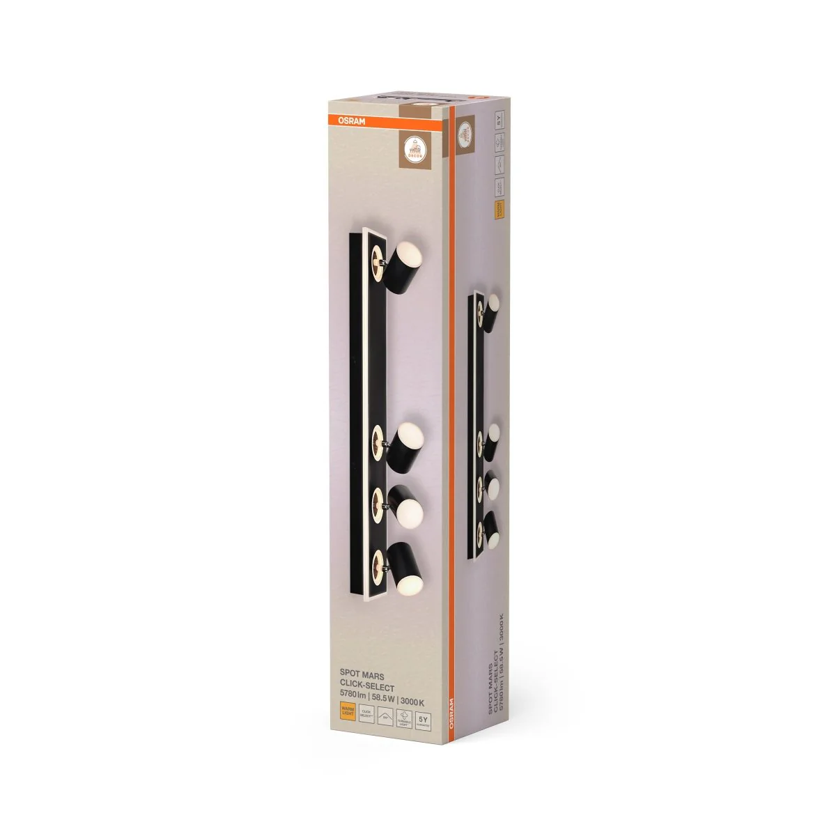 OSRAM Decor Spot Mars Black 2-Spot - Image 2