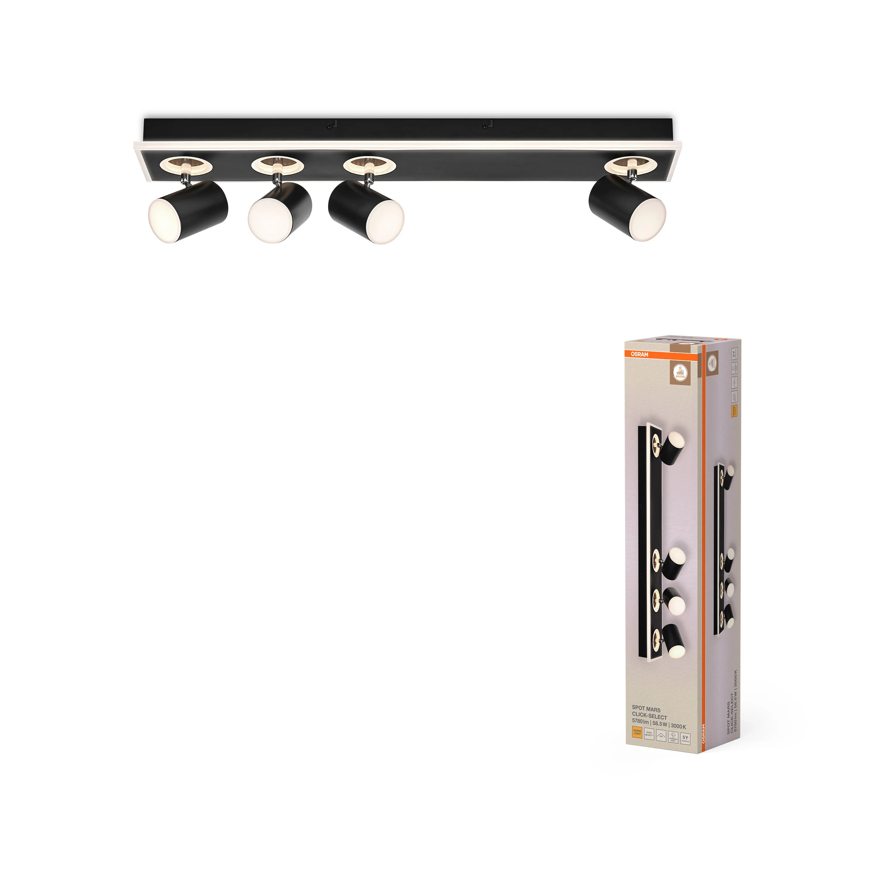 OSRAM Decor Spot Mars Black 2-Spot - Image 5