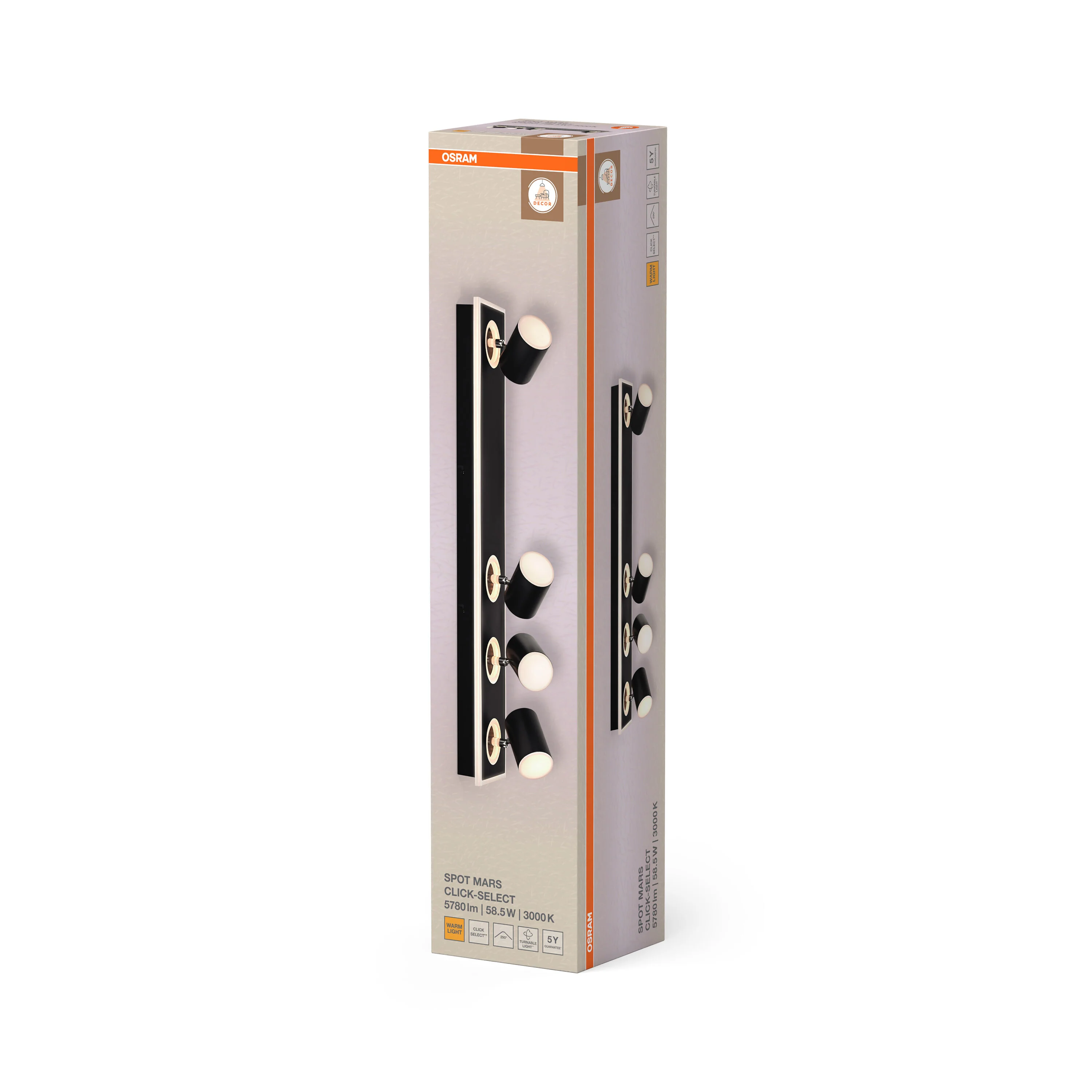 OSRAM Decor Spot Mars Black 2-Spot - Image 6