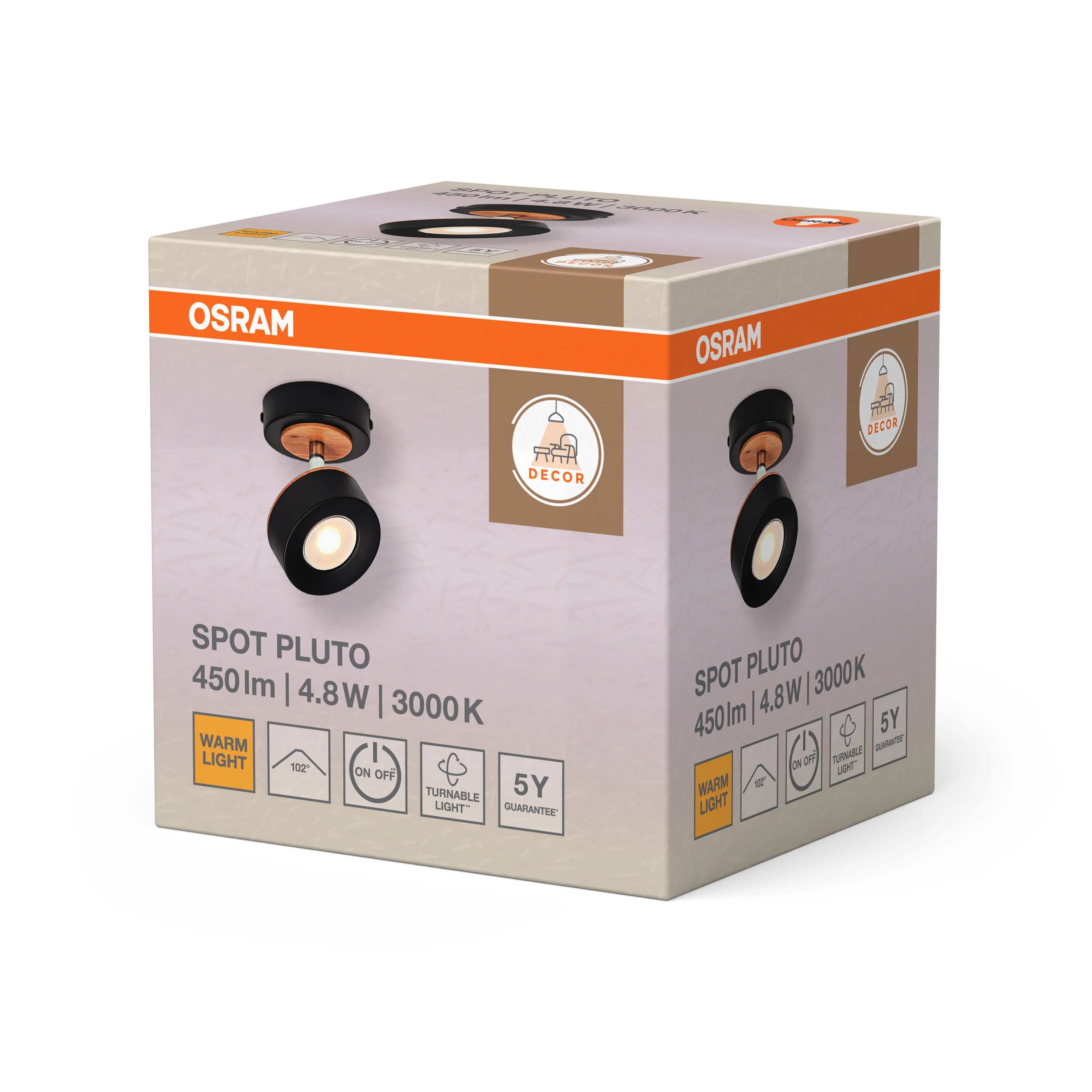 OSRAM Decor Spot Pluto Black 1-Spot - Image 6