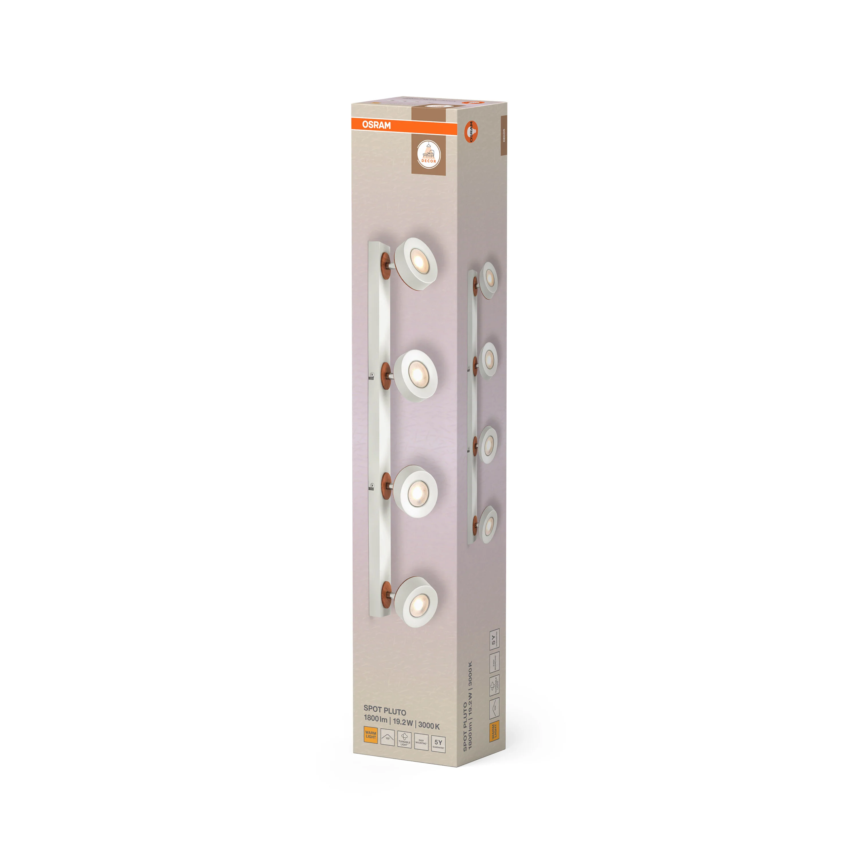 OSRAM Decor Spot Pluto White 4-Spot - Image 6
