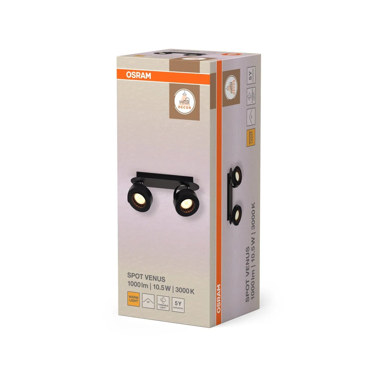 OSRAM Decor Spot Venus Black 1-Spot - Image 2