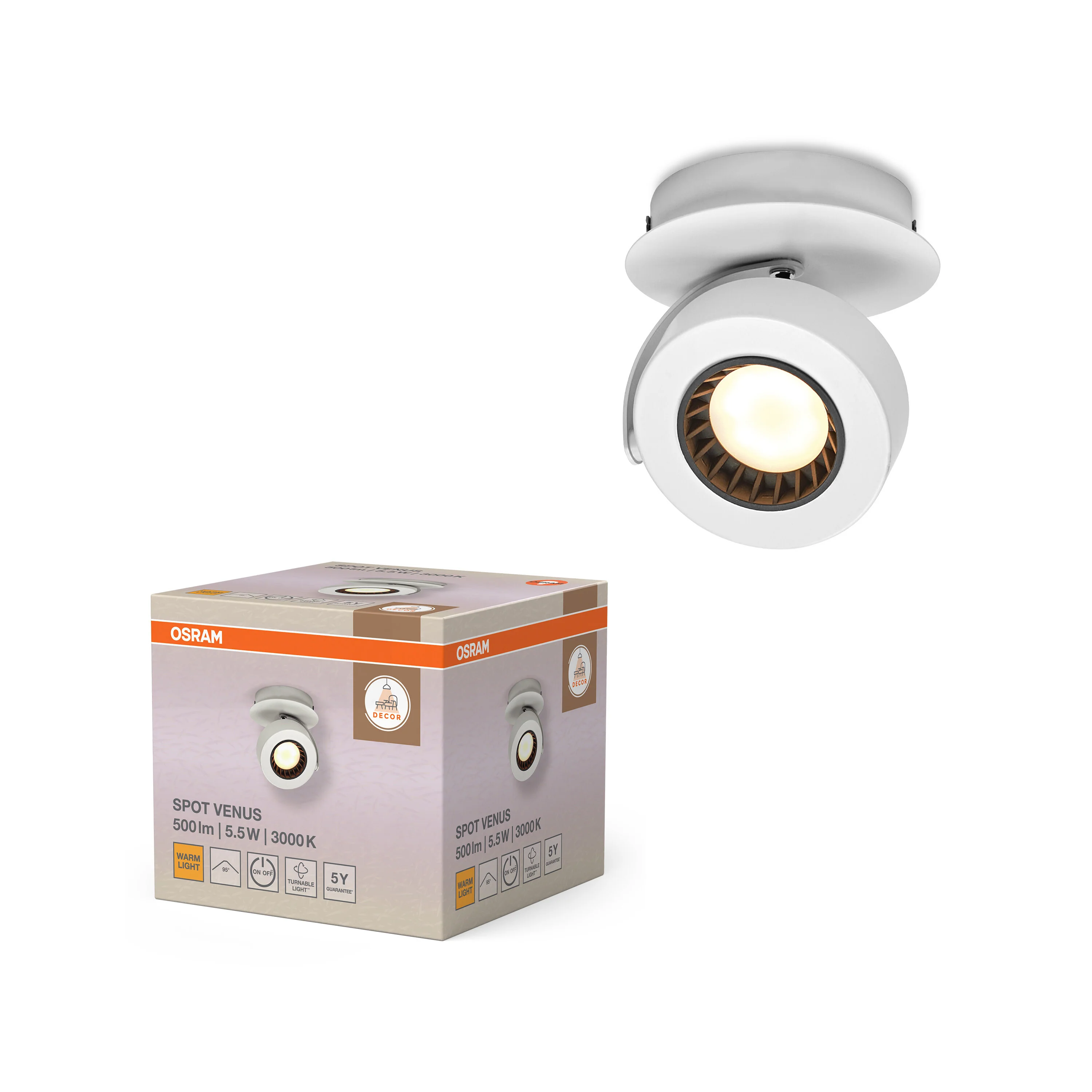 OSRAM DECOR SPOT VENUS WHITE 1-Spot - Image 5