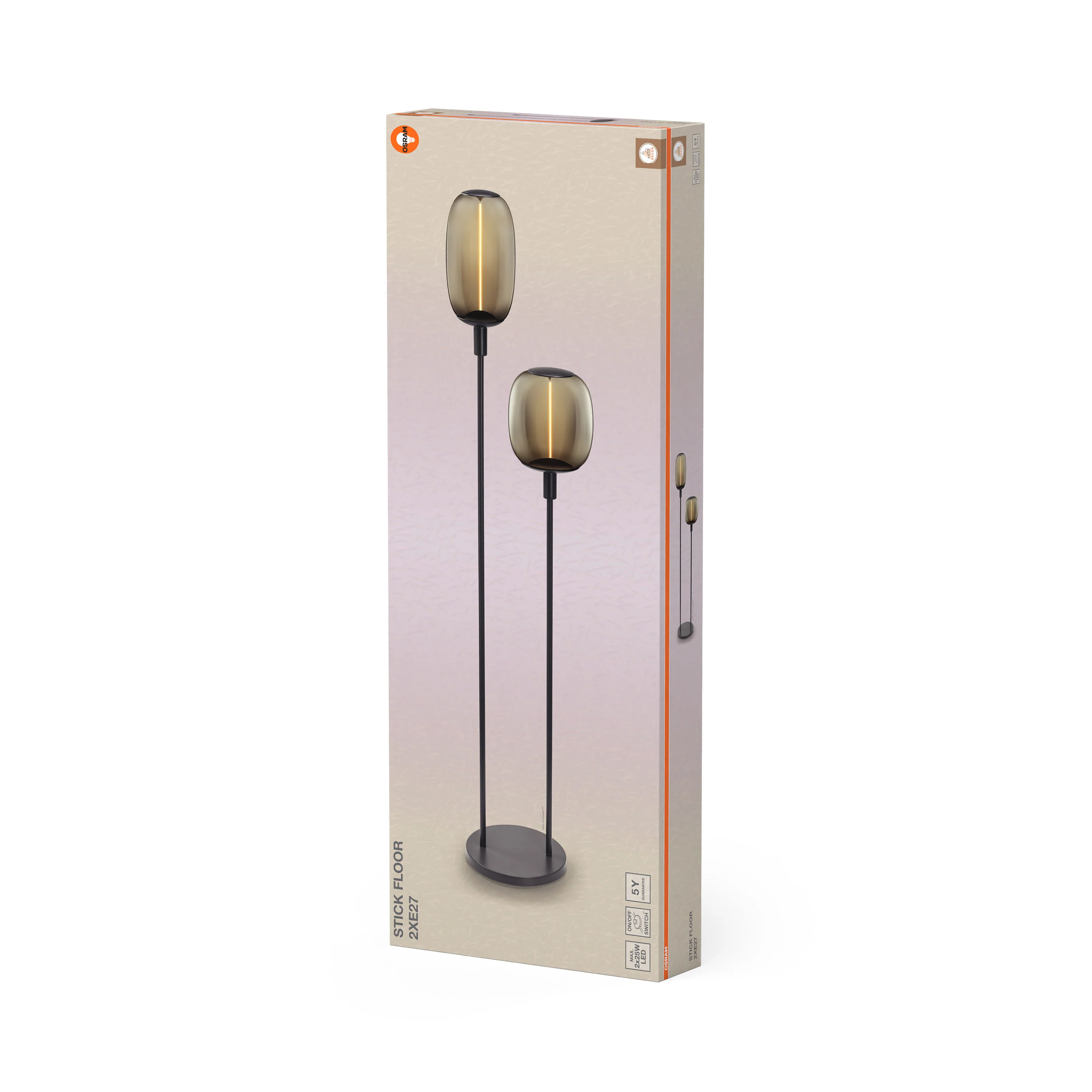 OSRAM Decor Stick Lampa stojąca  ciemnoszara 2XE27 - Image 6
