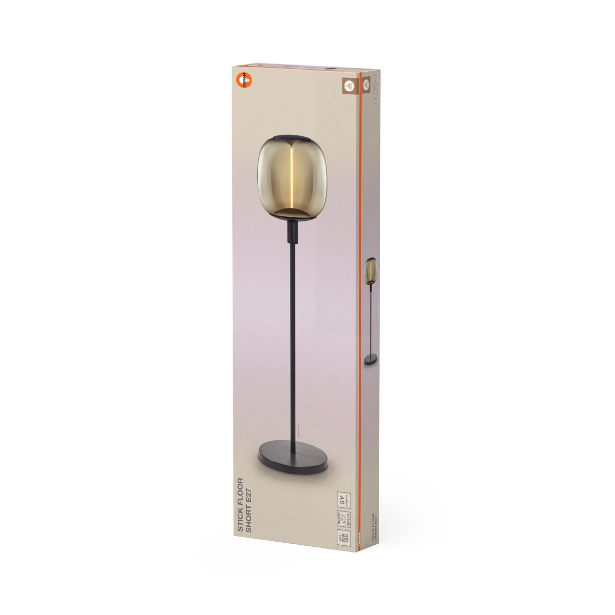 OSRAM Decor Stick Lampa stojąca  niska ciemnoszara E27 - Image 2