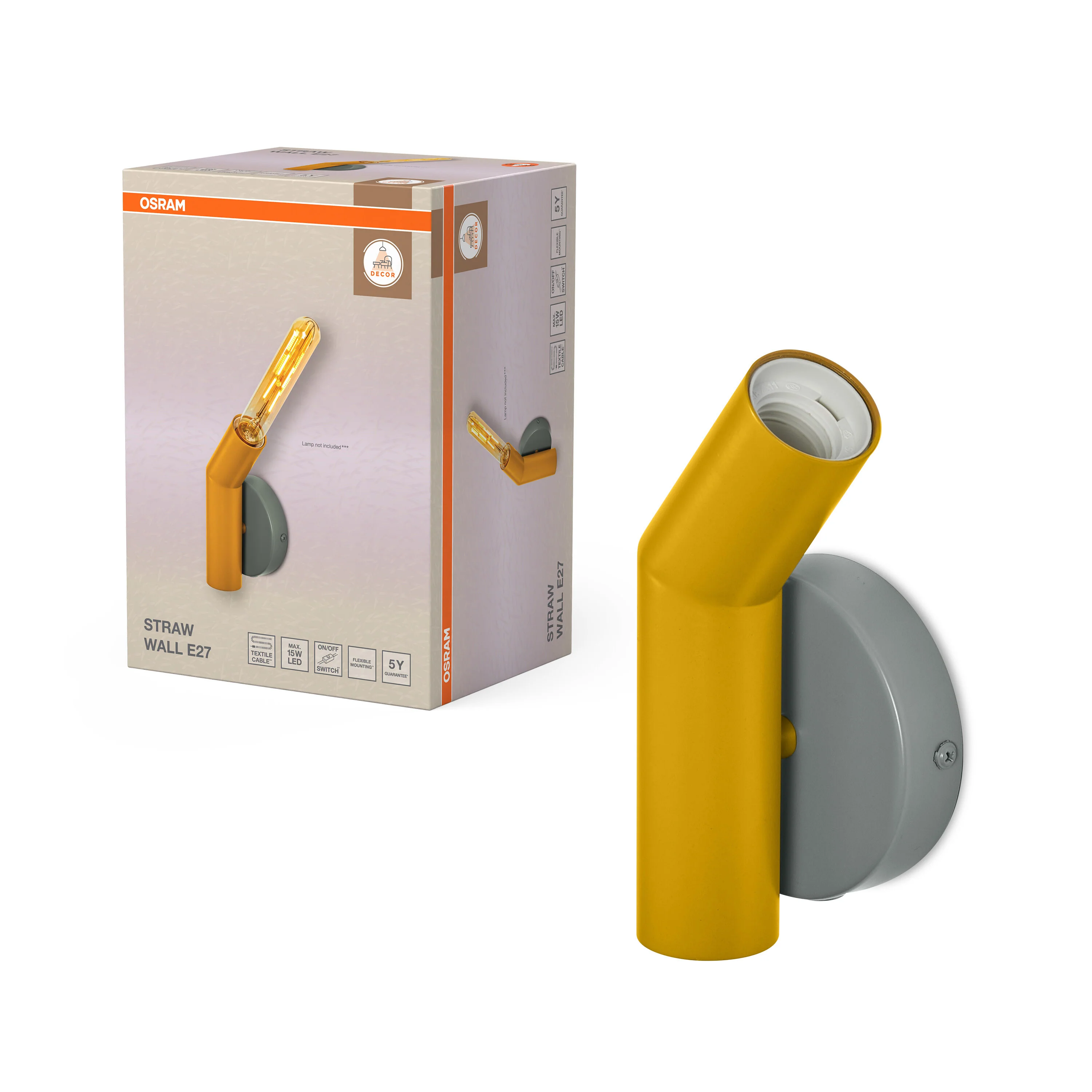 OSRAM Decor Straw Kinkiet 1xE27 multikolor - Image 5