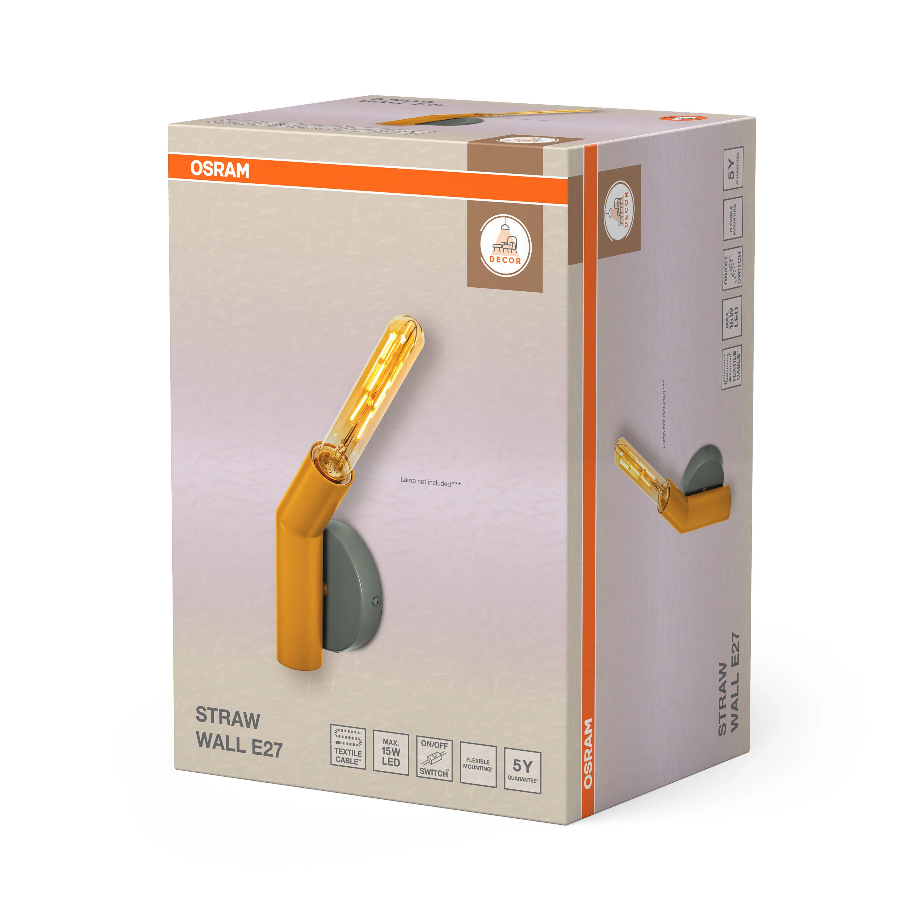 OSRAM Decor Straw Kinkiet 1xE27 multikolor - Image 6