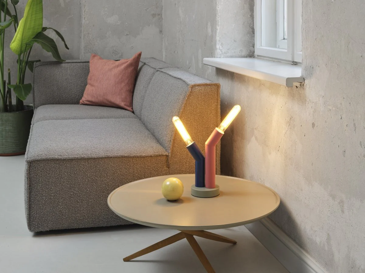 OSRAM Decor Straw lampa stołowa 2×E27 wielokolorowa - Image 4