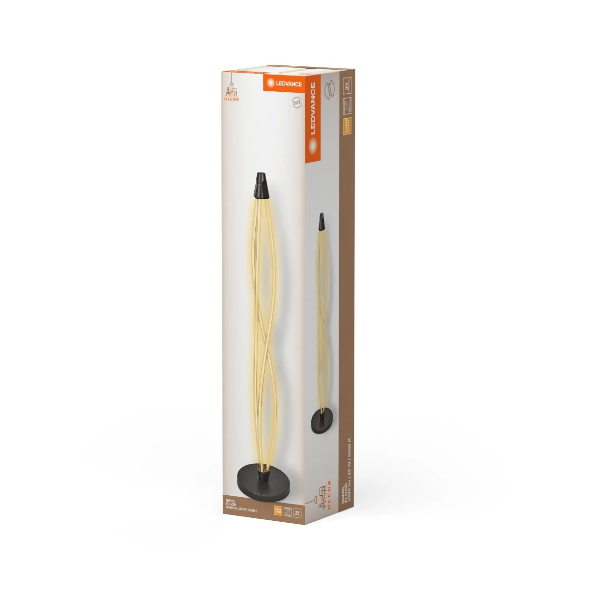 OSRAM Decor Swirl lampa stojąca 22W 830 Touch DIM - Image 2