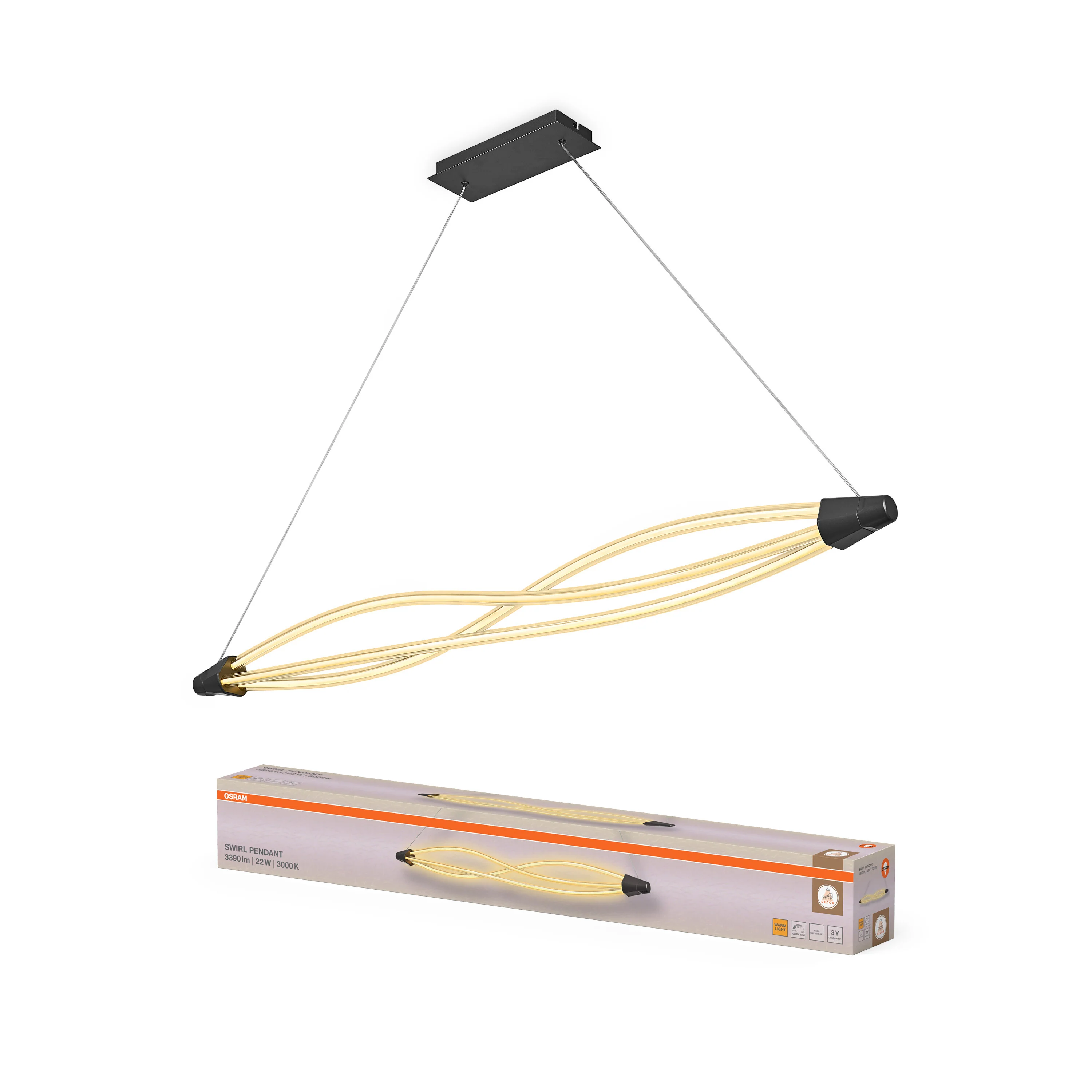 OSRAM Decor Swirl Wisząca 22 W 830 Click DIM - Image 5