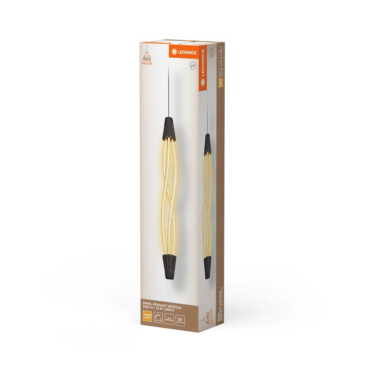 OSRAM Decor Swirl Wisząca Vert 18W 830 Click DIM - Image 2