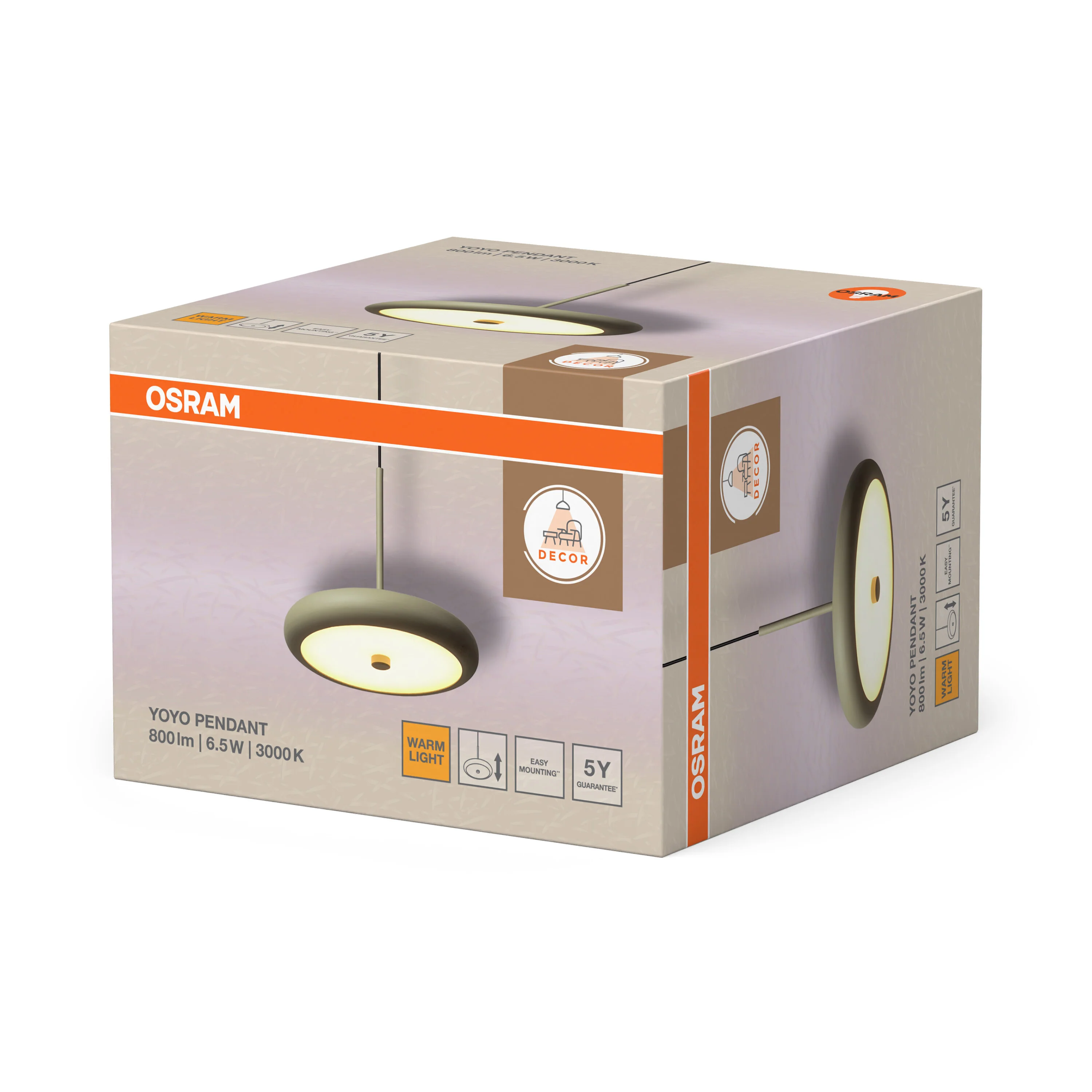 OSRAM Decor Yoyo Wisząca 6.5W 830 beżowy - Image 6
