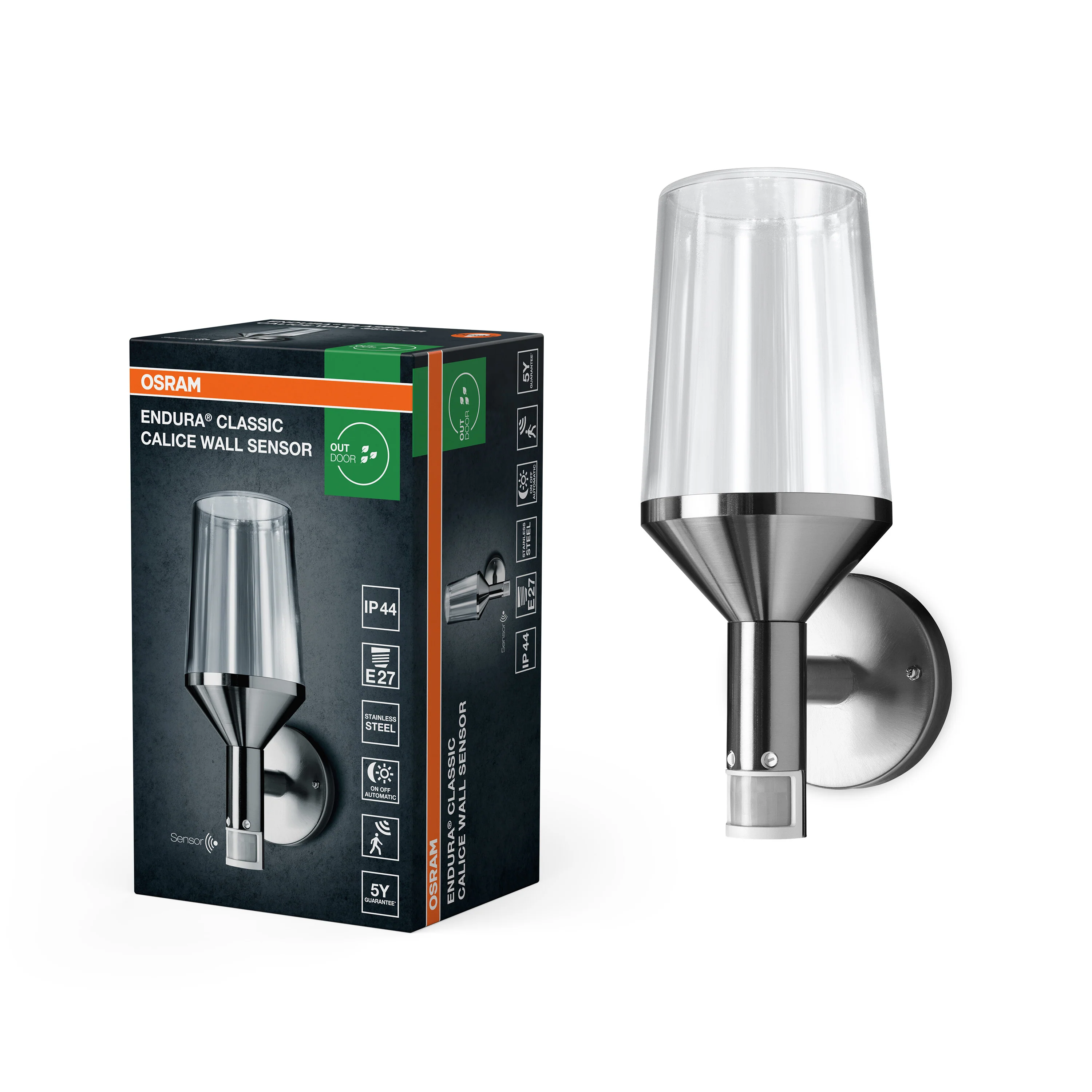 OSRAM ENDURA CLASSIC CALICE Kinkiet z czujnikiem E 27 - Image 5