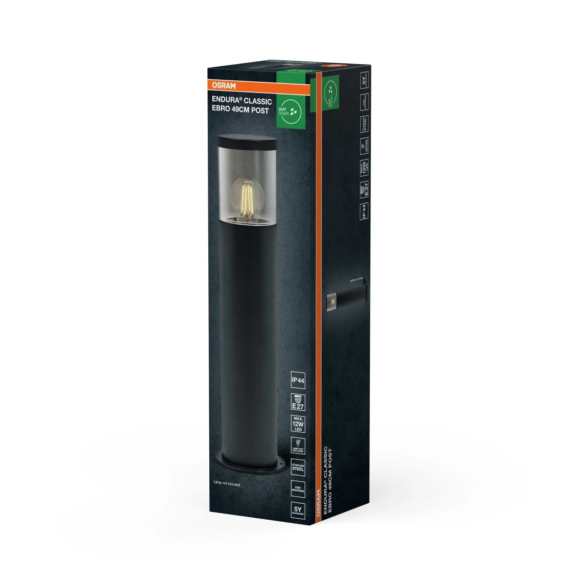 OSRAM Endura Classic Ebro E27 ciemnoszary - Image 2