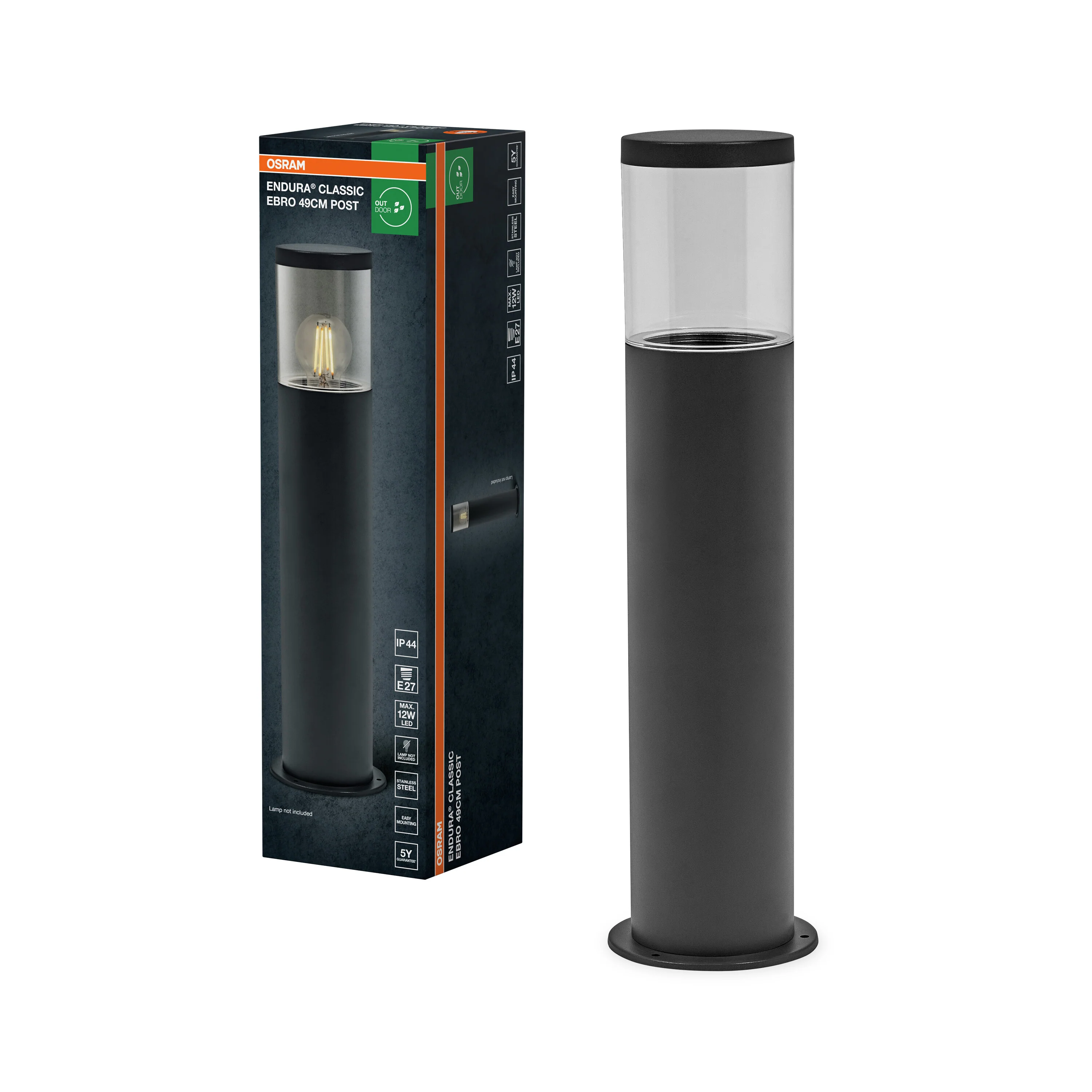 OSRAM Endura Classic Ebro E27 ciemnoszary - Image 5