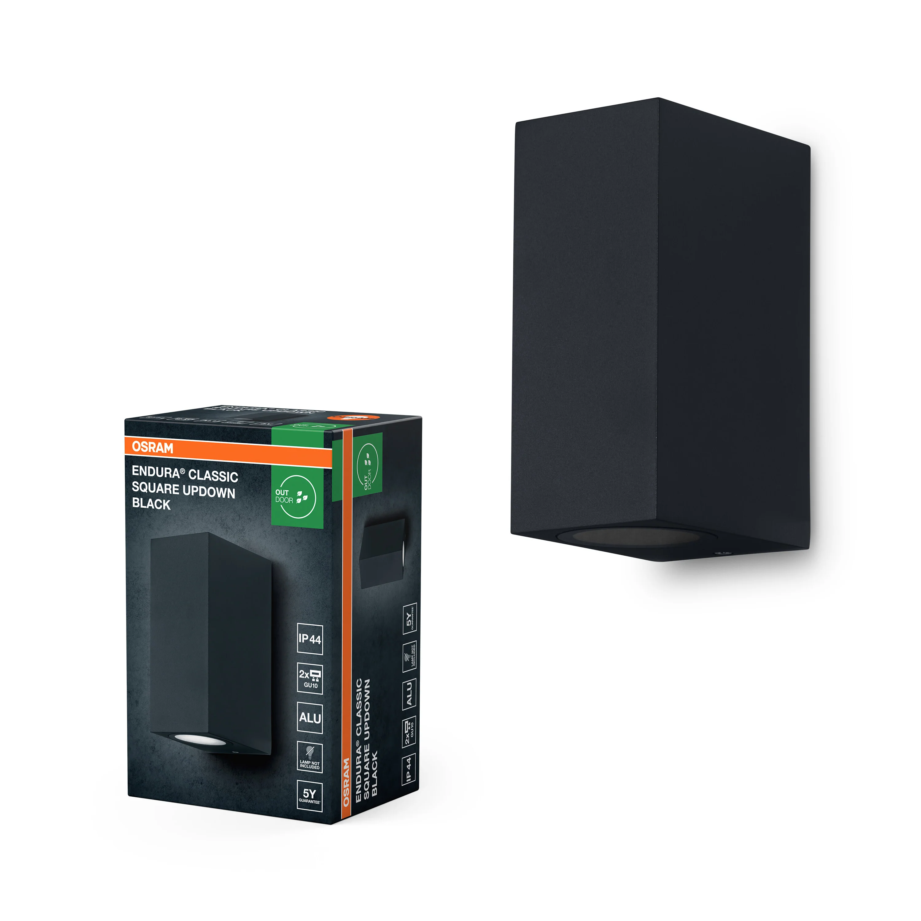 OSRAM Endura Classic Square Kinkiet góra-dół czarny - Image 5