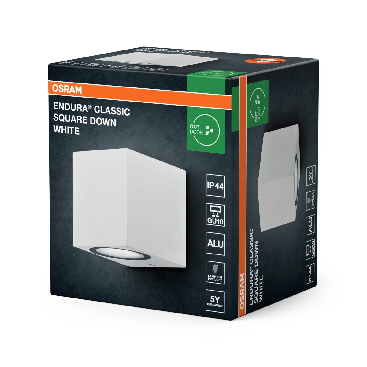 OSRAM Endura Classic Square Kinkiet w dół biały - Image 2