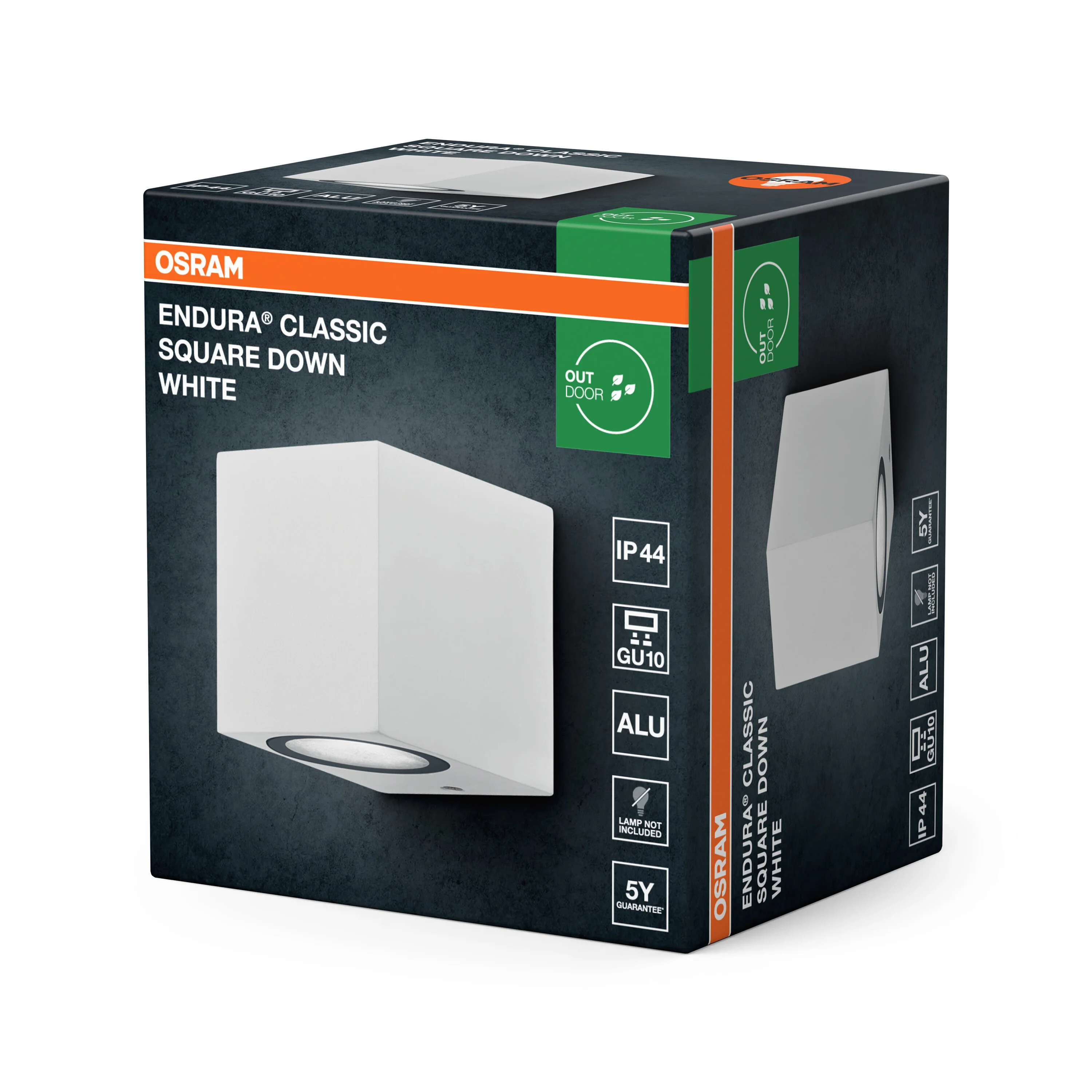 OSRAM Endura Classic Square Kinkiet w dół biały - Image 6