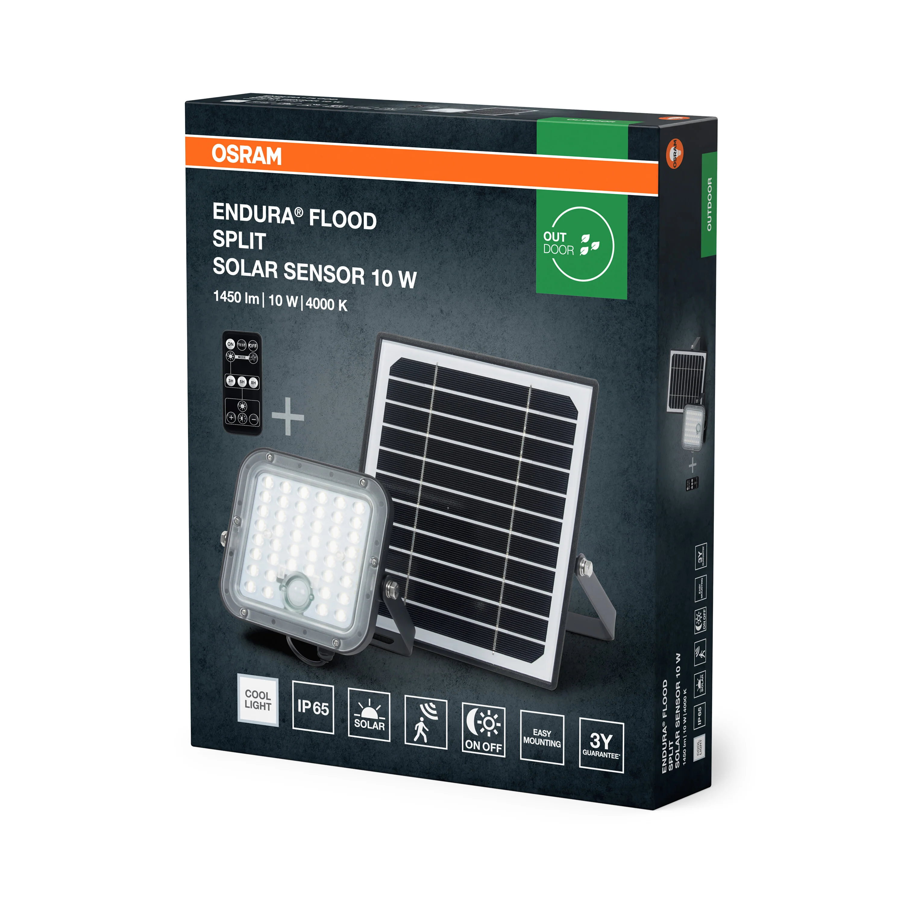 OSRAM ENDURA FLOOD SPLIT SOLAR SENSOR 10W 840 pilot - Image 6