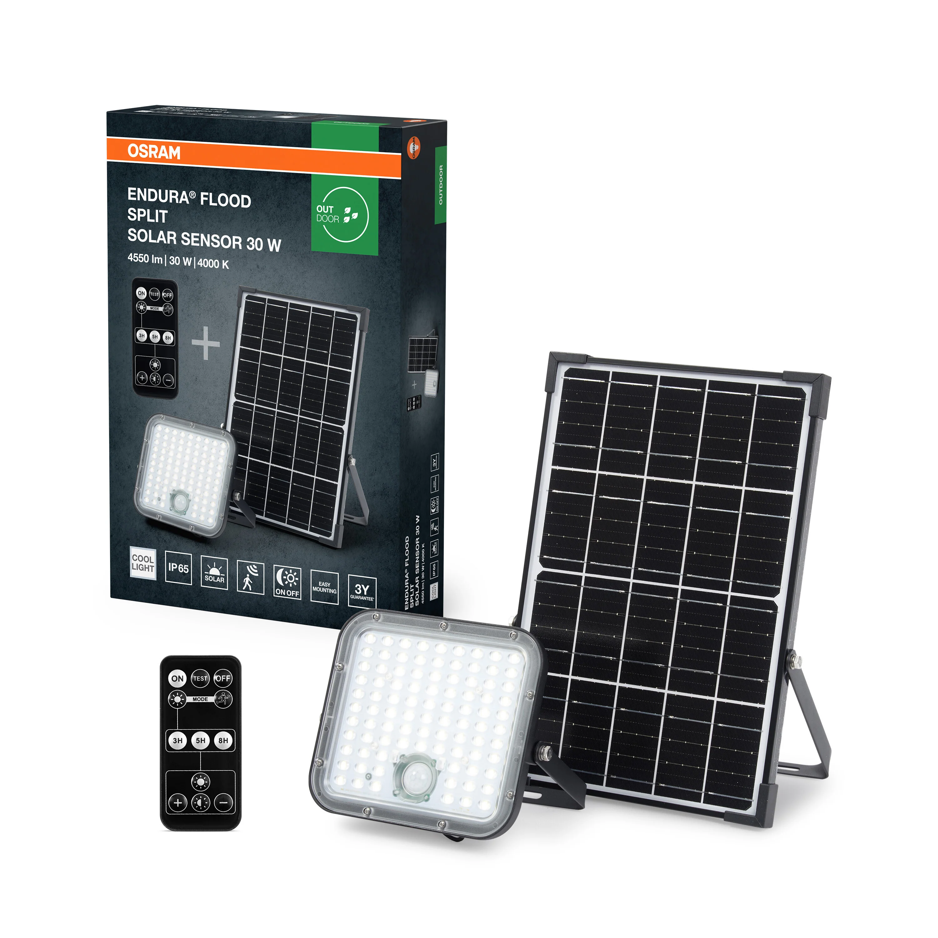 OSRAM ENDURA FLOOD SPLIT SOLAR SENSOR 30W 840 pilot - Image 5