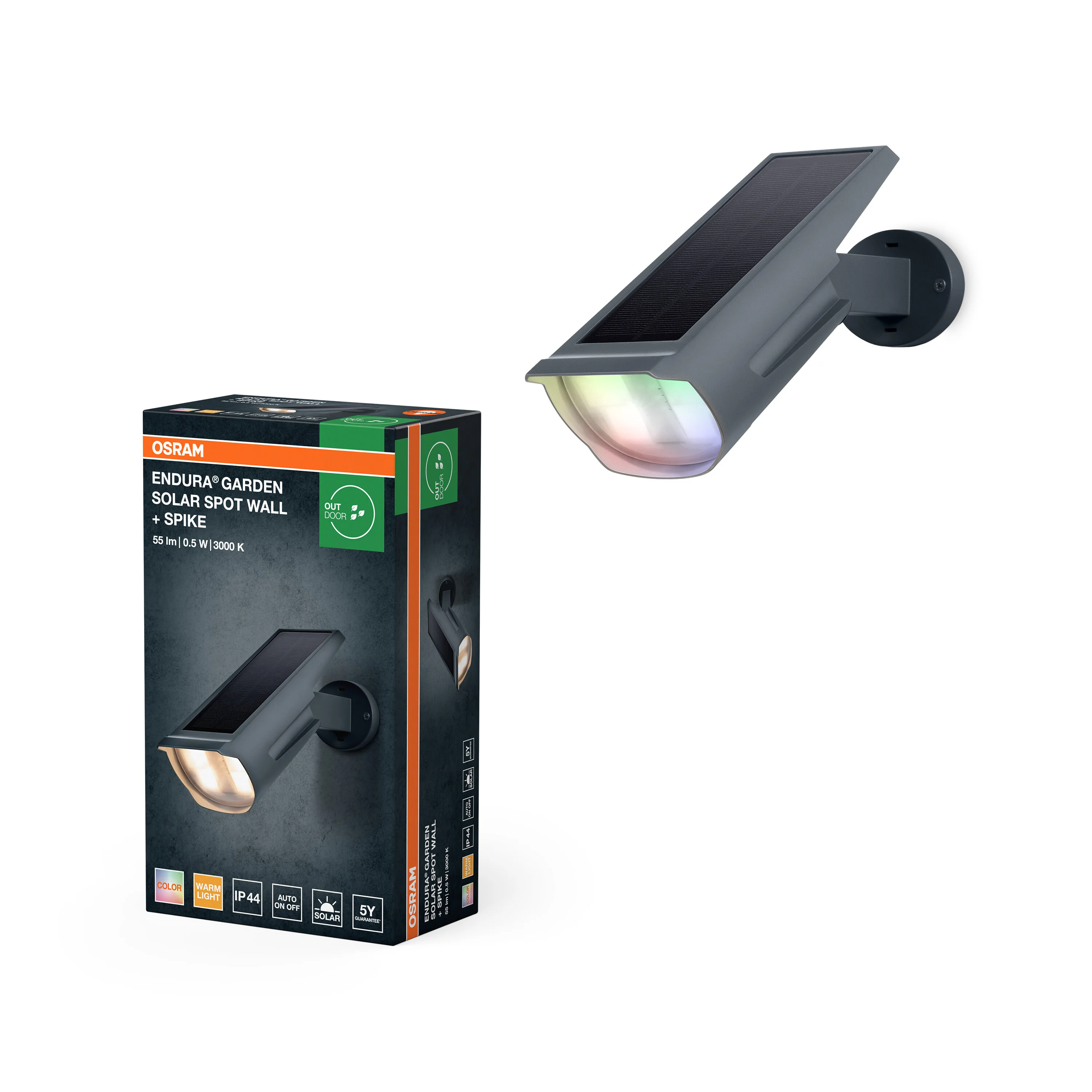 OSRAM ENDURA GARDEN SPOT kinkiet + szpikulec RGB + W - Image 5