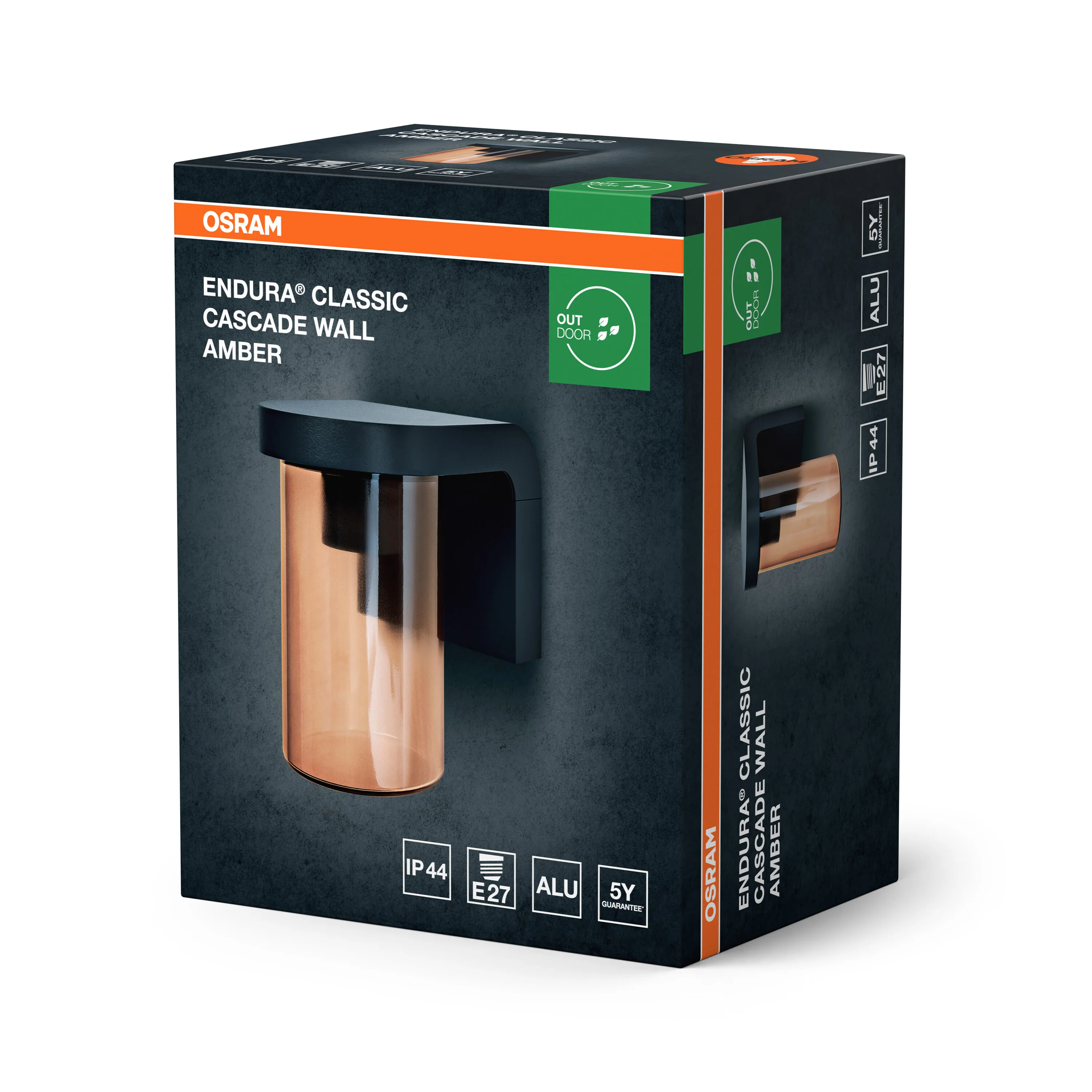 OSRAM ENDURA® CLASSIC CASCADE Kinkiet E27 bursztynowy - Image 6