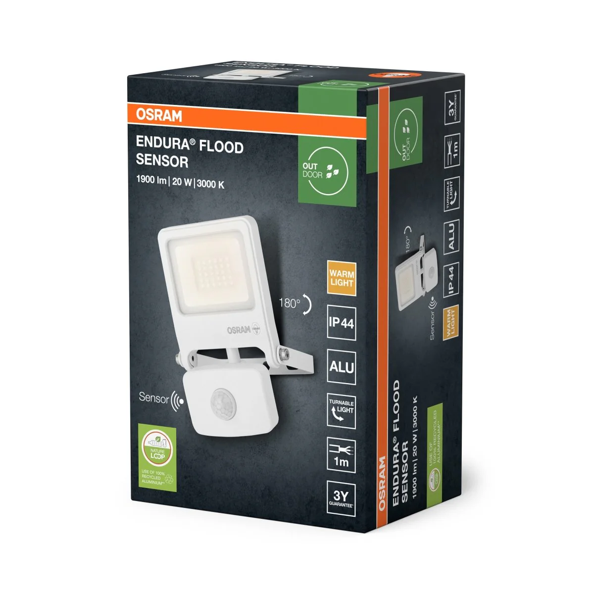 OSRAM ENDURA® Flood 100W chłodna biel PCR satynowy - Image 2