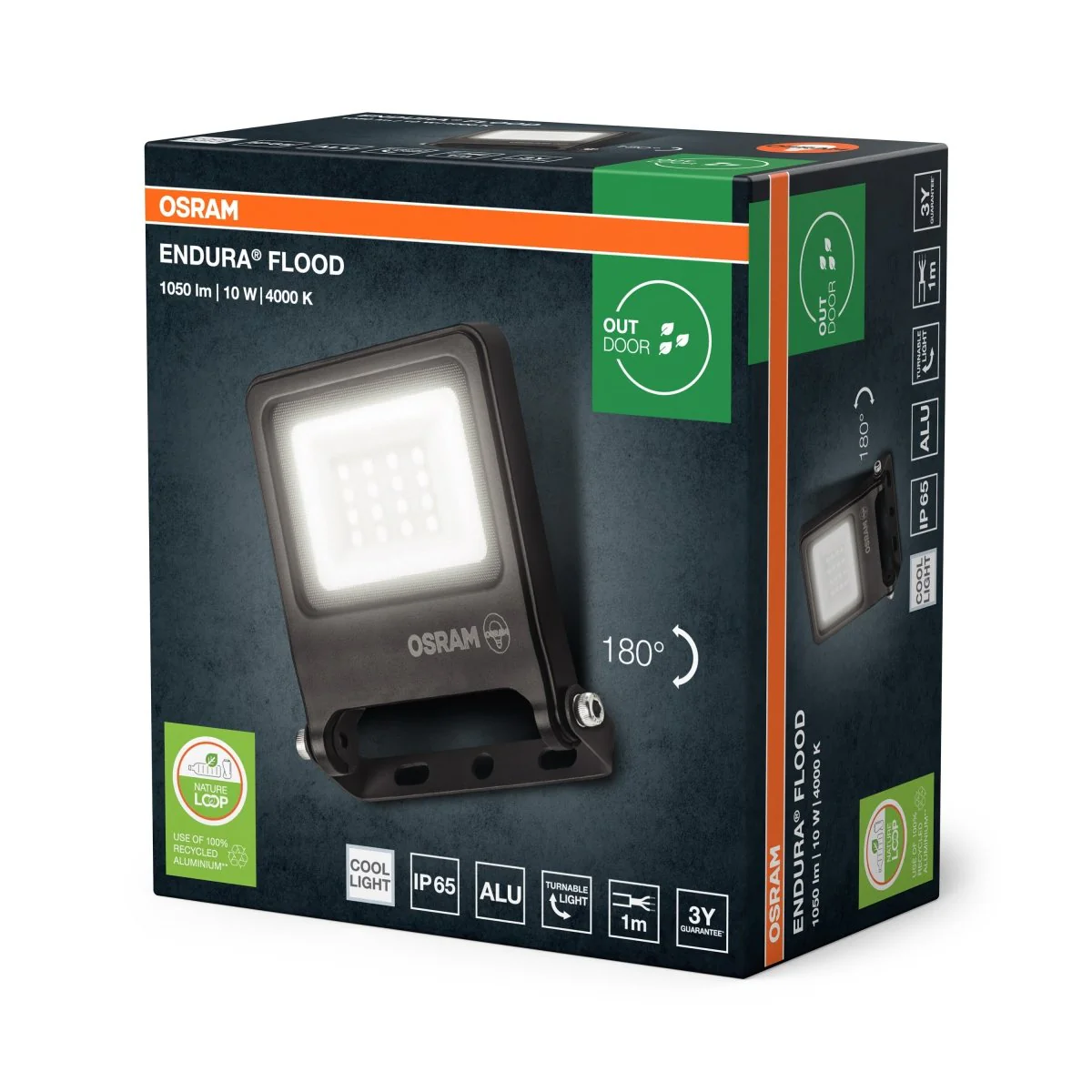 OSRAM ENDURA® Flood 10W chłodna biel PCR - Image 2