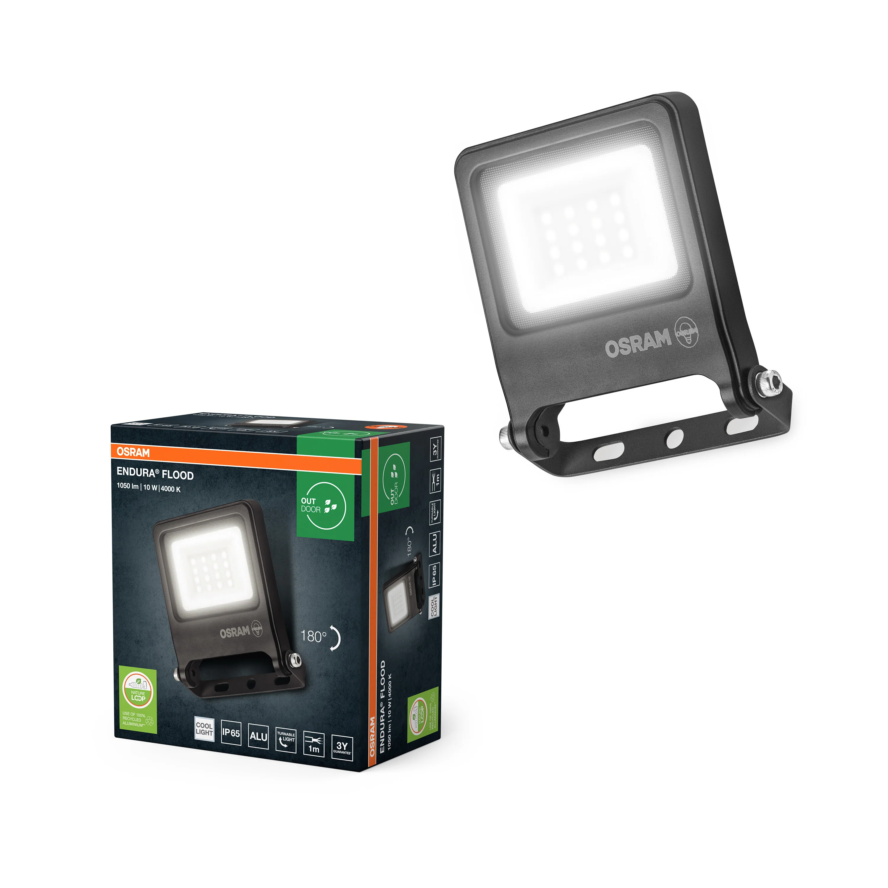 OSRAM ENDURA® Flood 10W chłodna biel PCR - Image 4