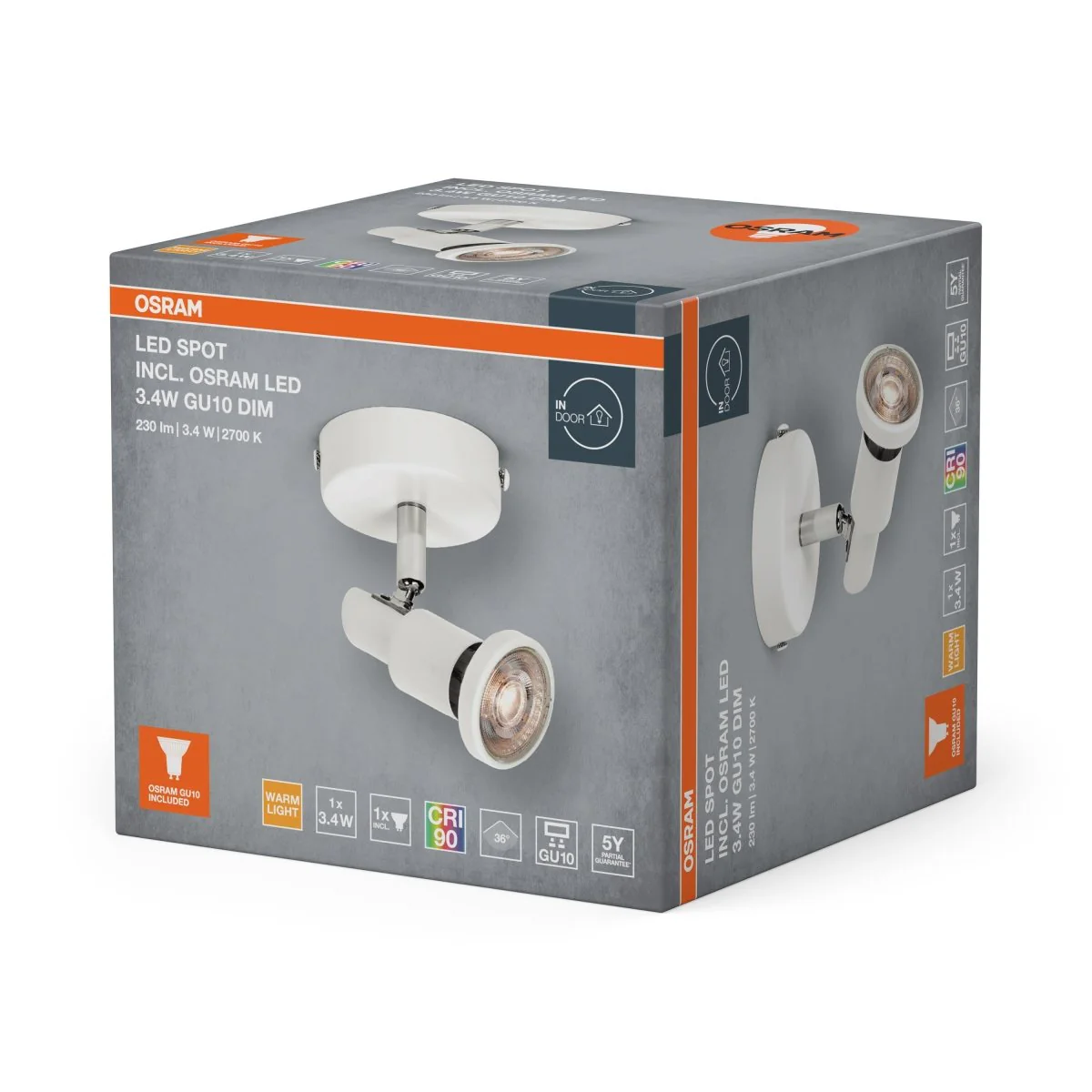 OSRAM ENDURA® Flood 10W chłodna biel PCR połysk - Image 2