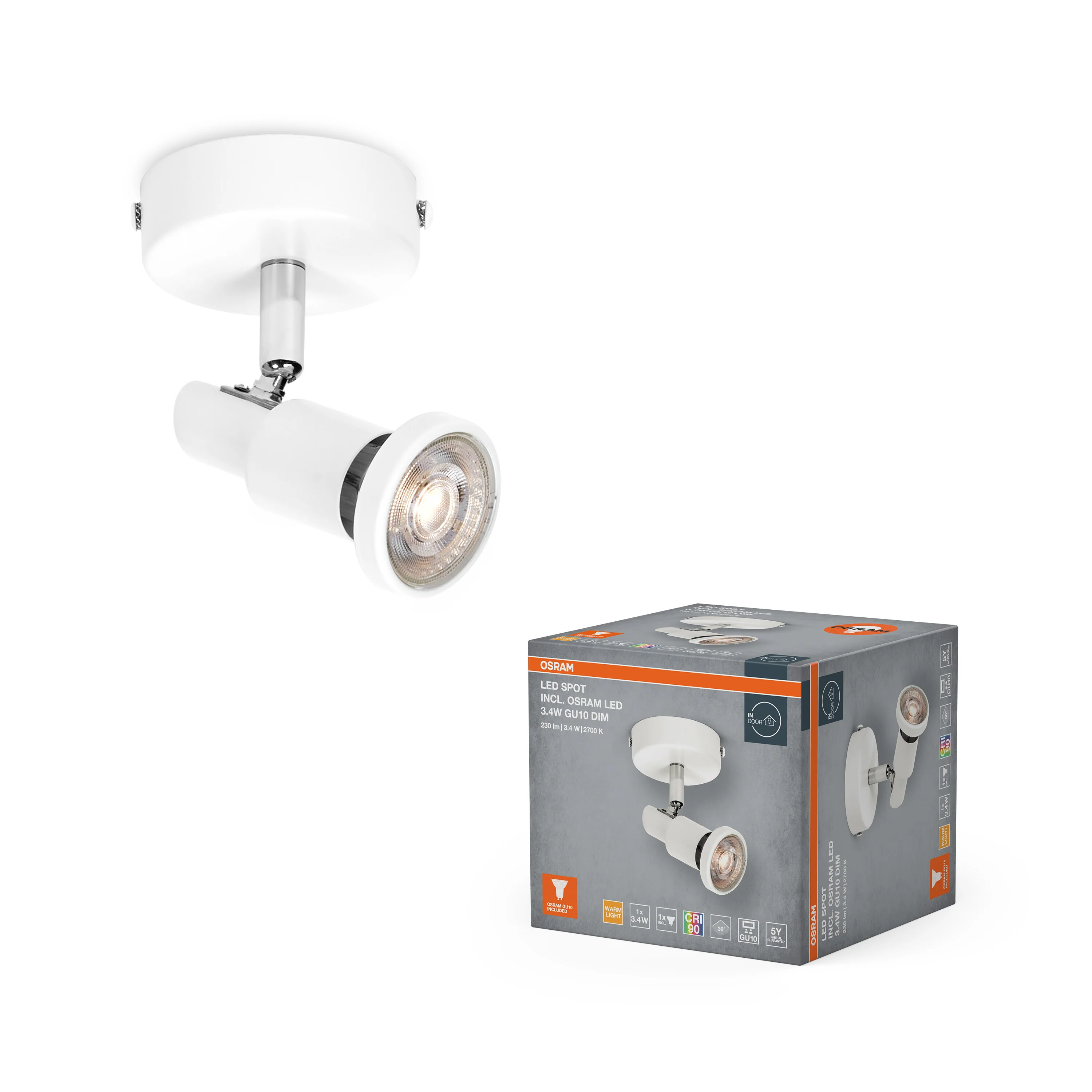 OSRAM ENDURA® Flood 10W chłodna biel PCR połysk - Image 5