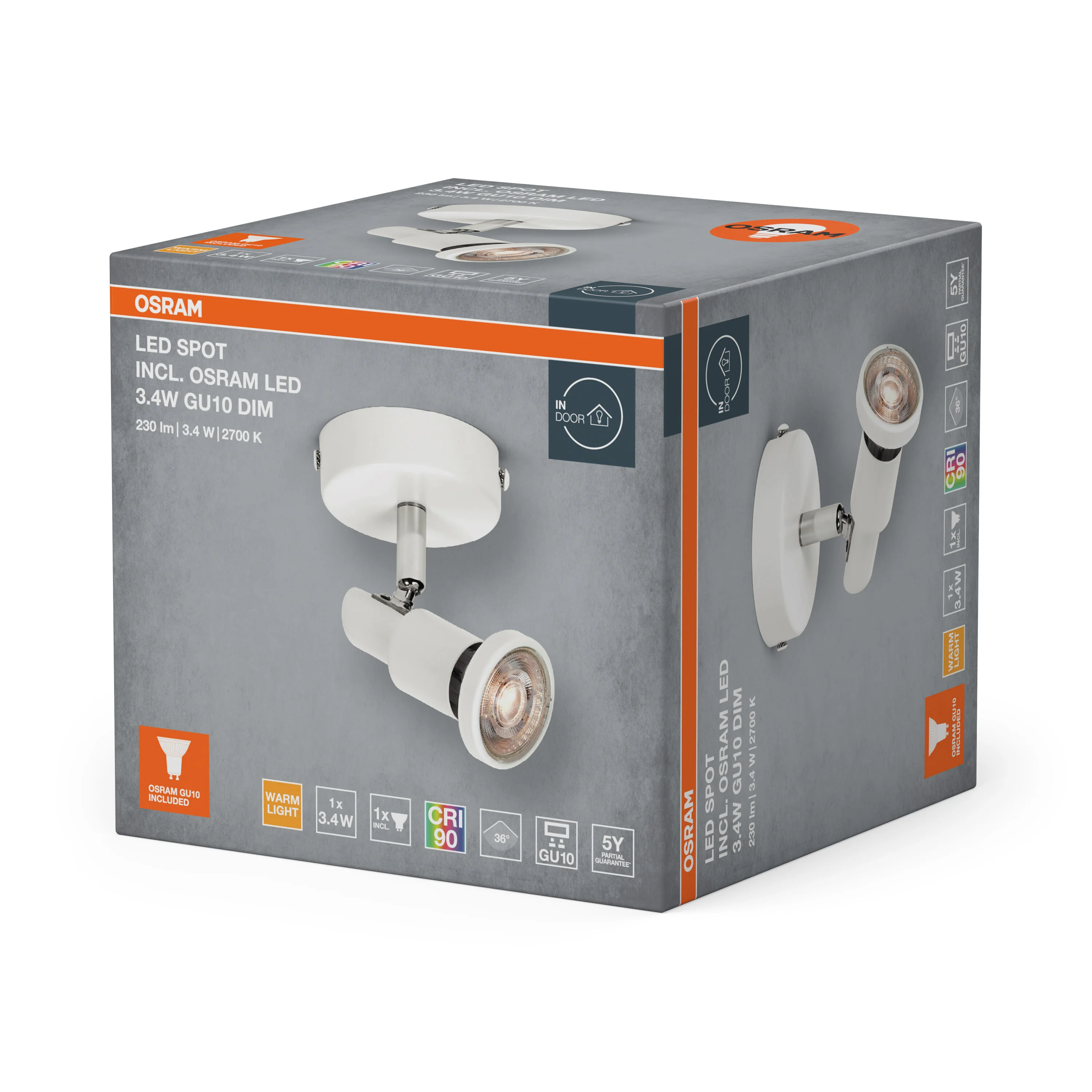 OSRAM ENDURA® Flood 10W chłodna biel PCR połysk - Image 6