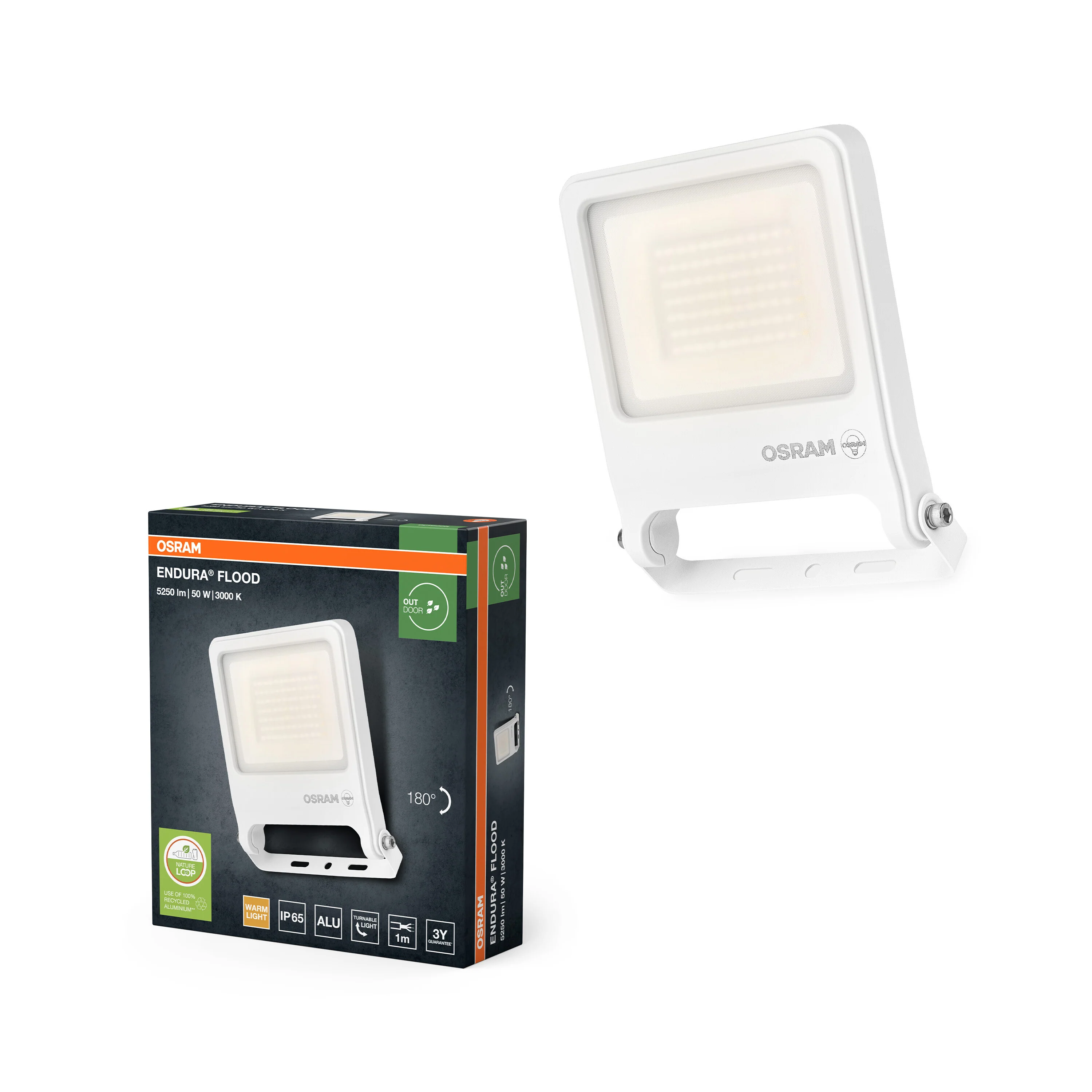 OSRAM ENDURA® Flood 200W ciepła biel PCR - Image 4
