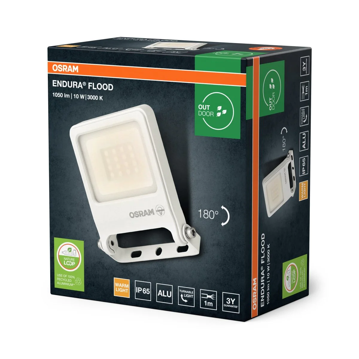 OSRAM ENDURA® Flood 200W ciepła biel PCR mat - Image 2