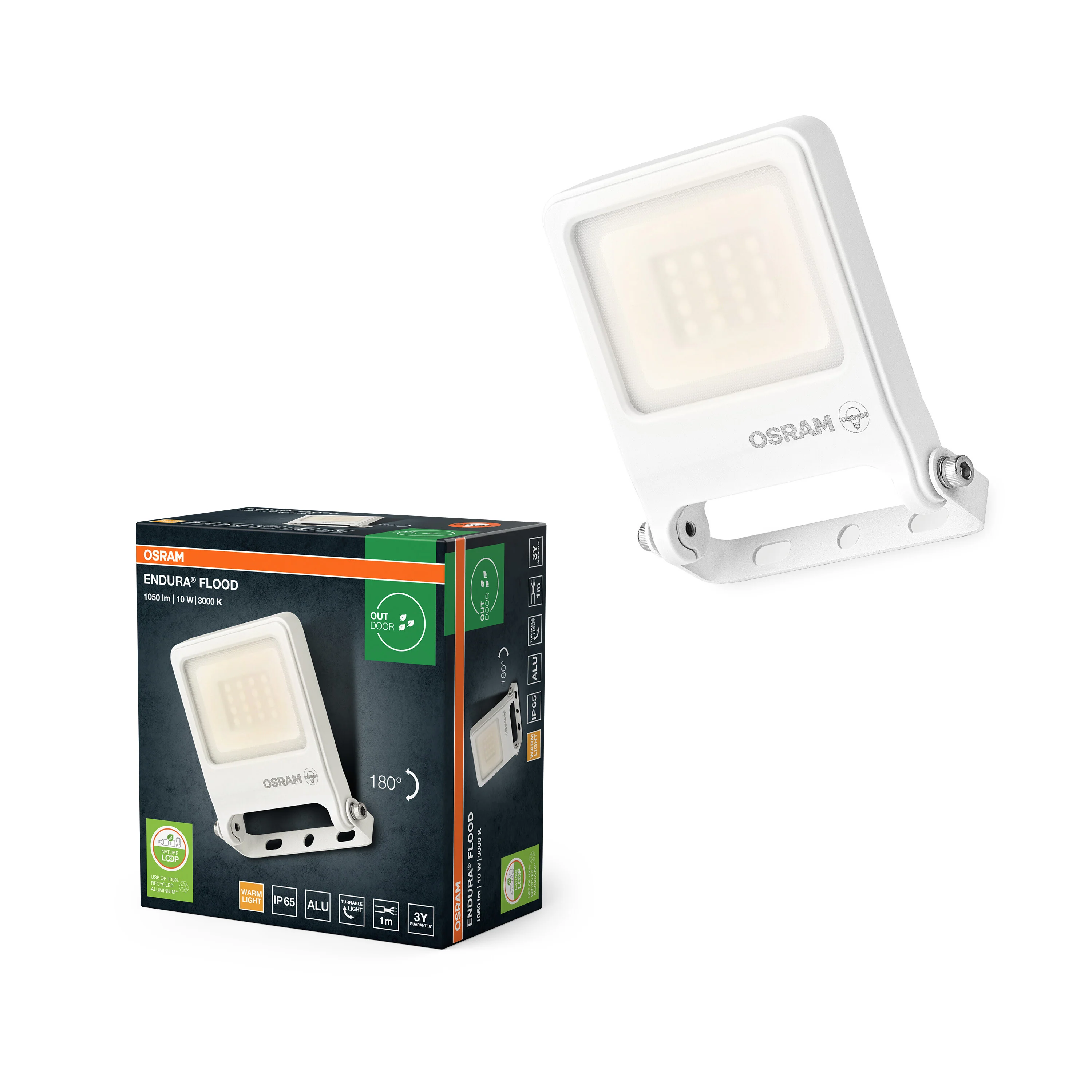 OSRAM ENDURA® Flood 200W ciepła biel PCR mat - Image 4