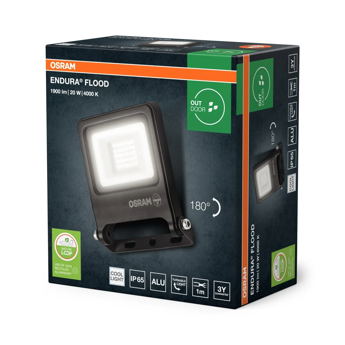 OSRAM ENDURA® Flood 20W chłodna biel PCR - Image 2
