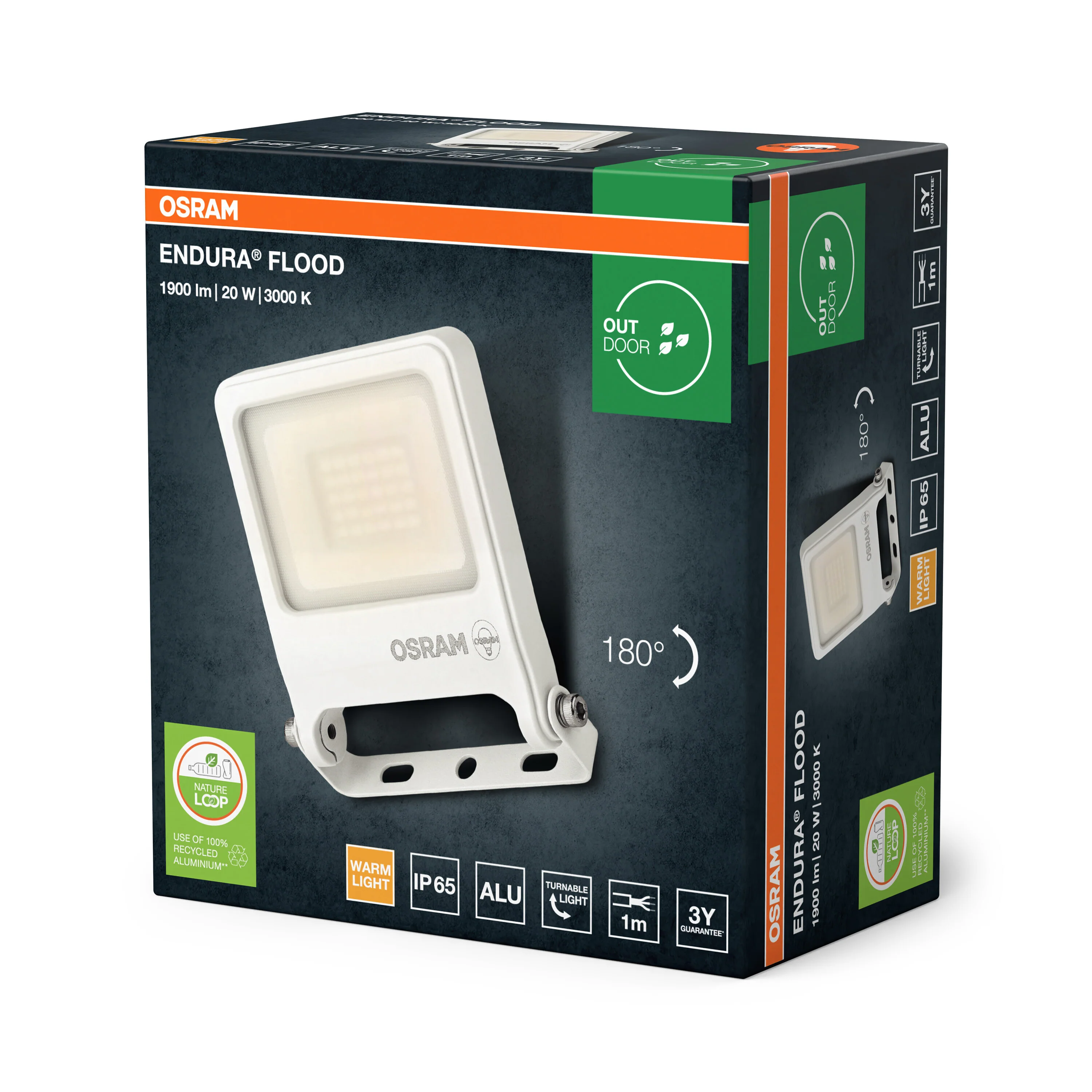 OSRAM ENDURA® Flood 50W ciepła biel PCR - Image 5