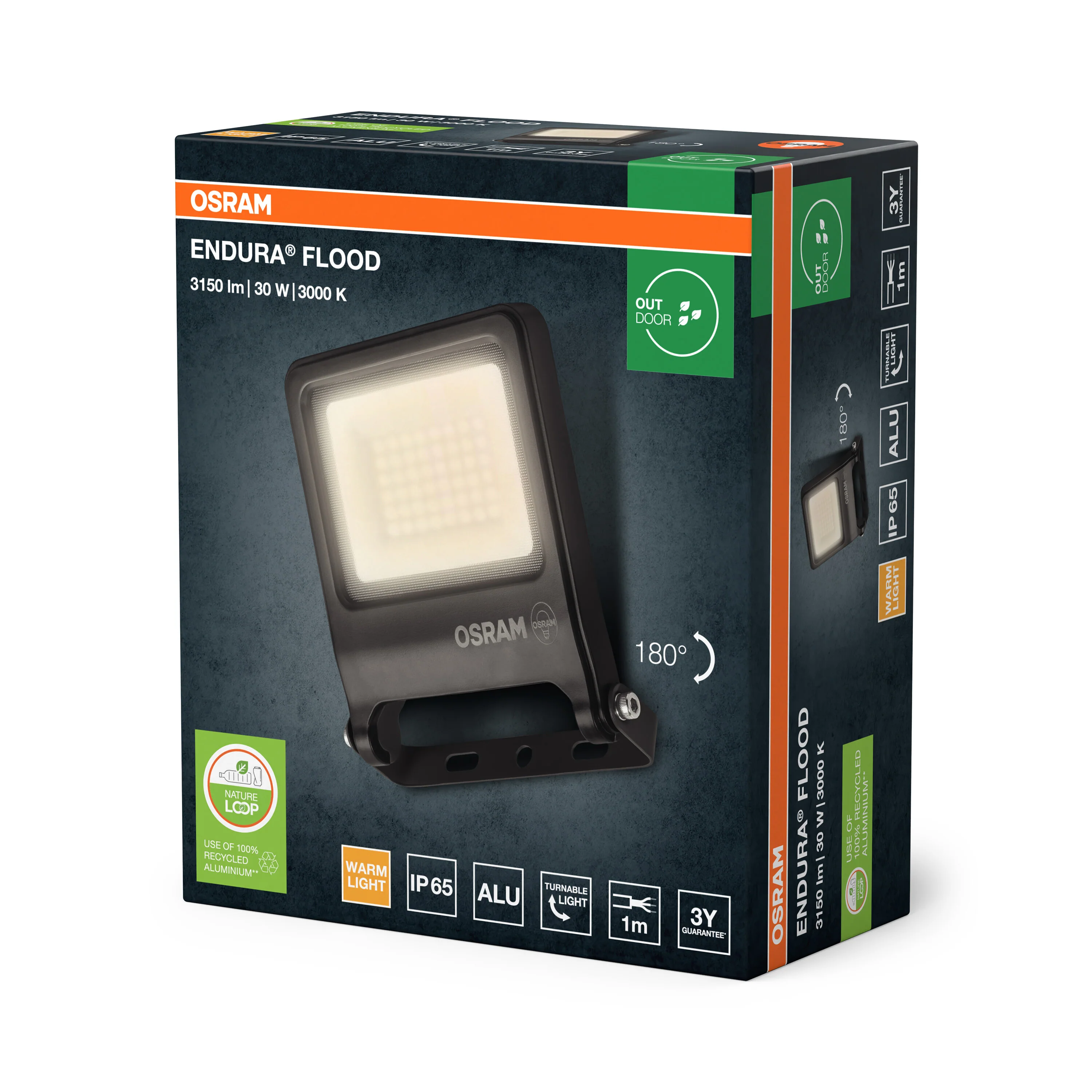 OSRAM ENDURA® Flood 70W ciepła biel PCR - Image 6
