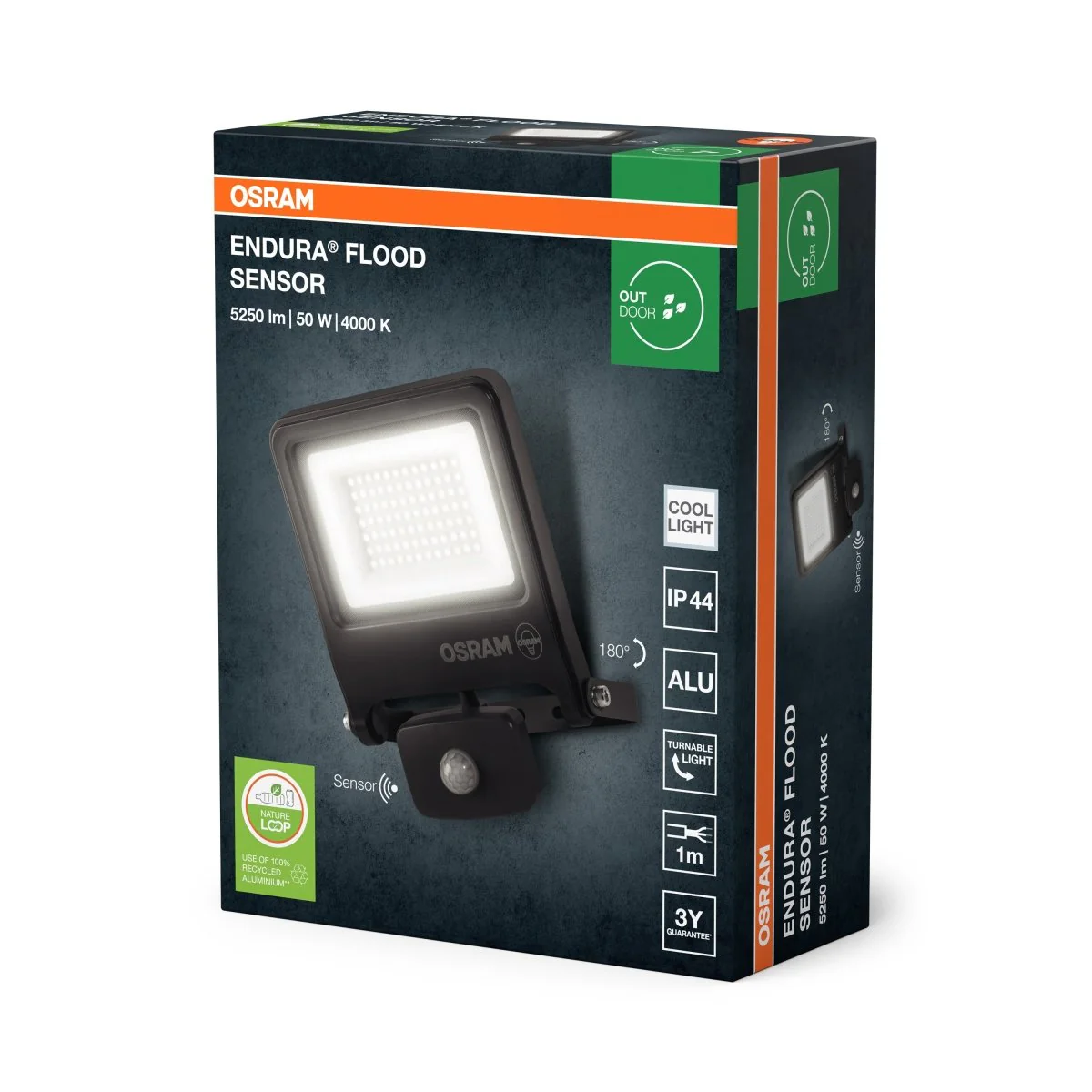 OSRAM ENDURA® Flood Sensor 100W ciepła biel PCR - Image 2