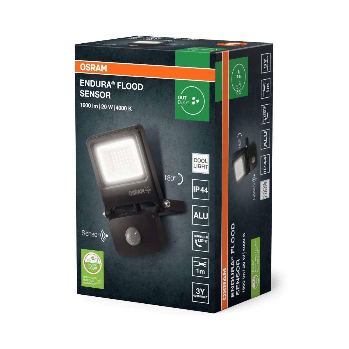 OSRAM ENDURA® Flood Sensor 50W ciepła biel PCR - Image 2
